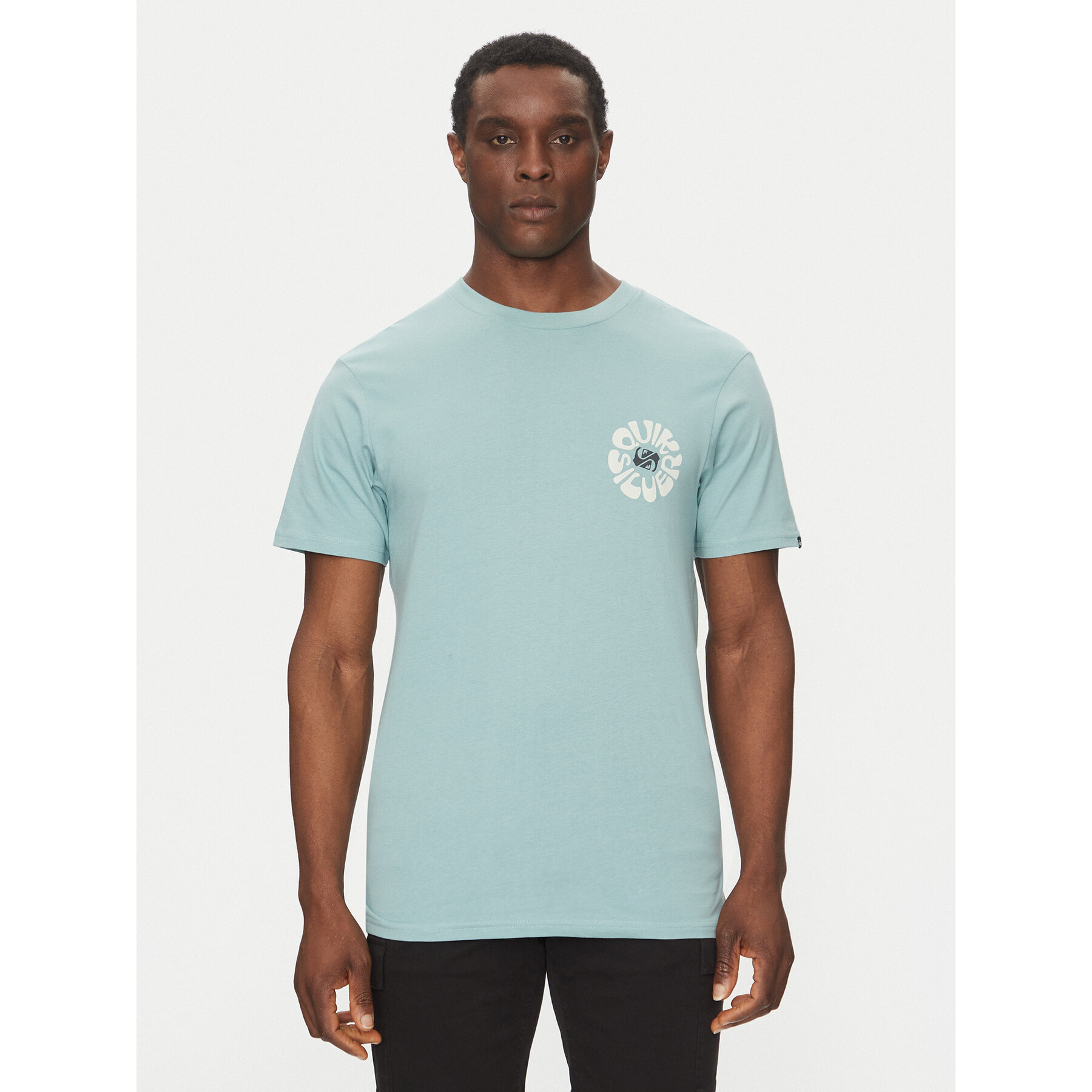 Quiksilver T-shirt EQYZT08036 Turchese Regular Fit