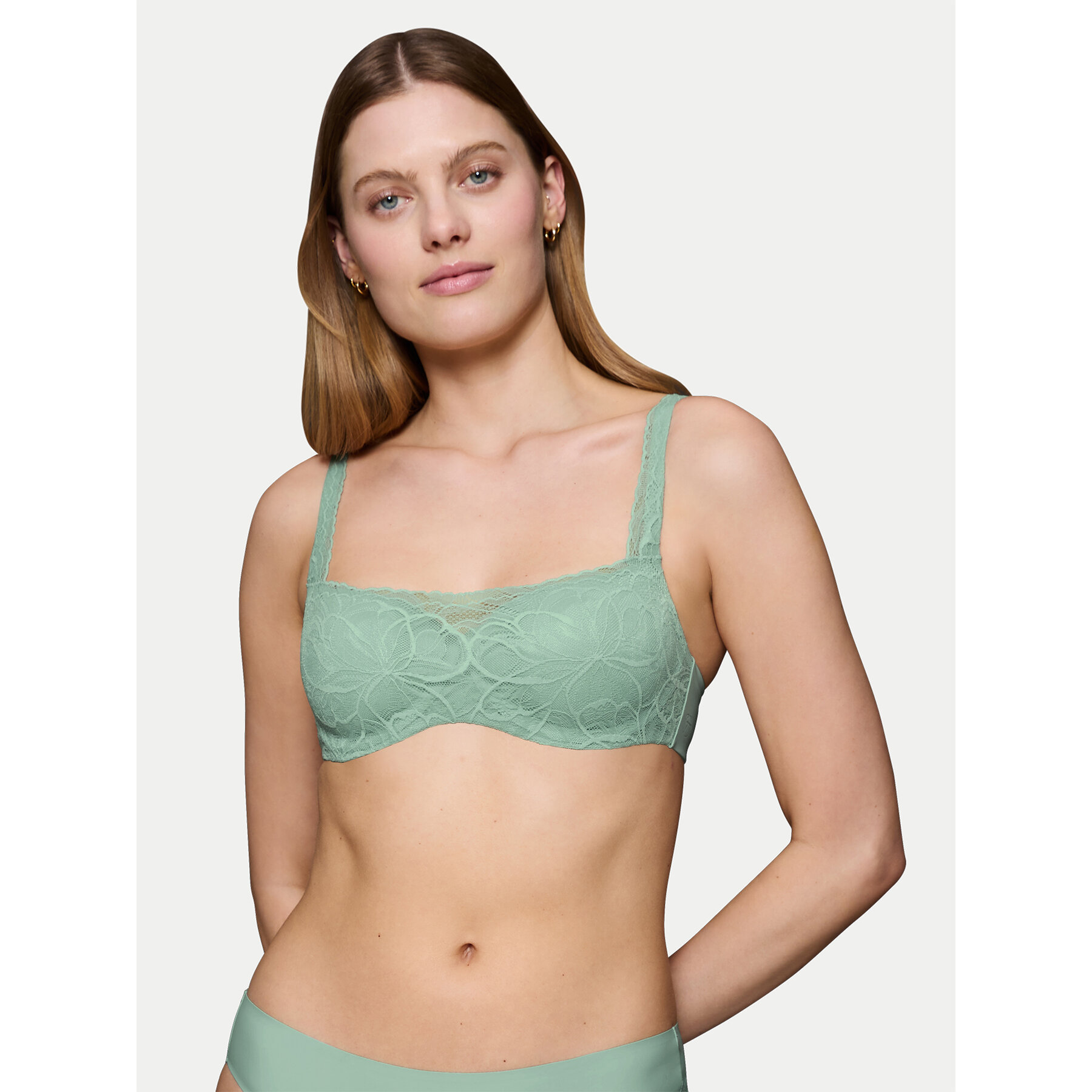 Triumph Reggiseno con ferretto Illusion 10219845 Verde