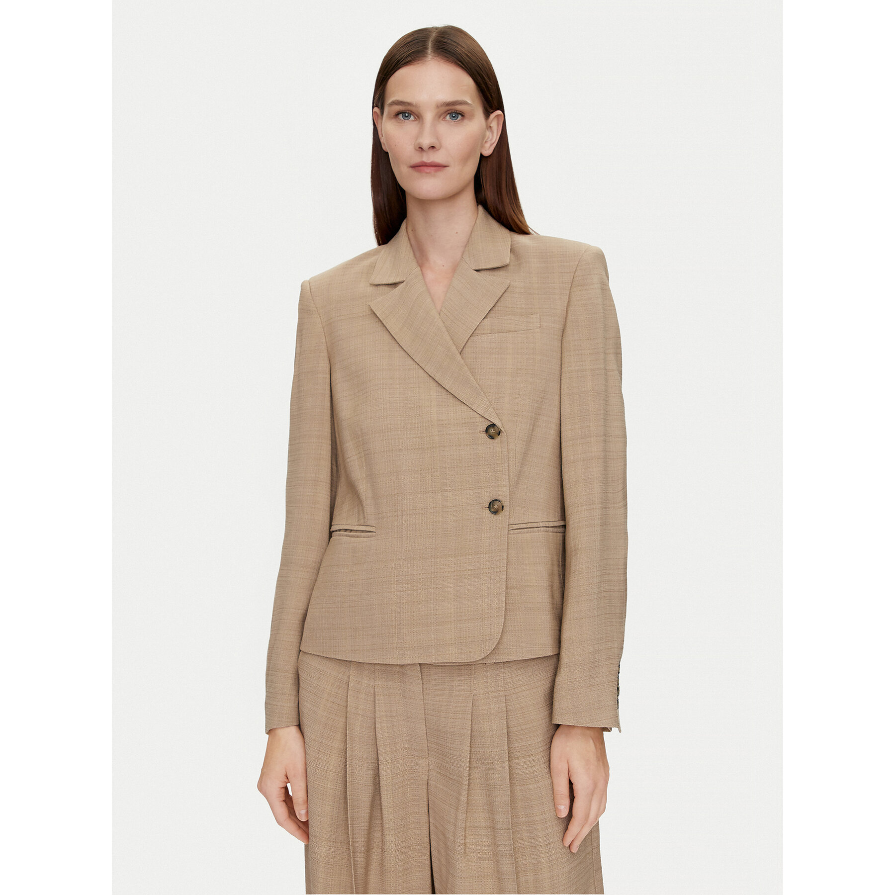 Herskind Sakko Pli 5123110 Beige Regular Fit
