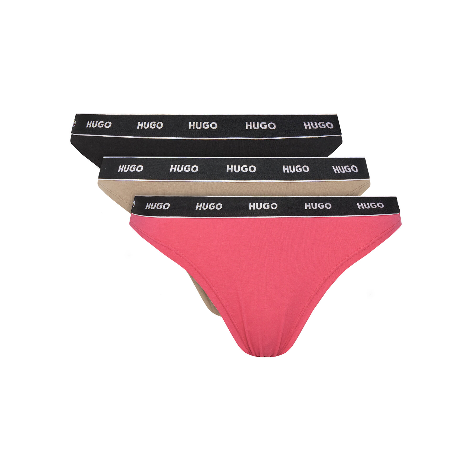 HUGO Σετ στρινγκ 50480150 Έγχρωμο