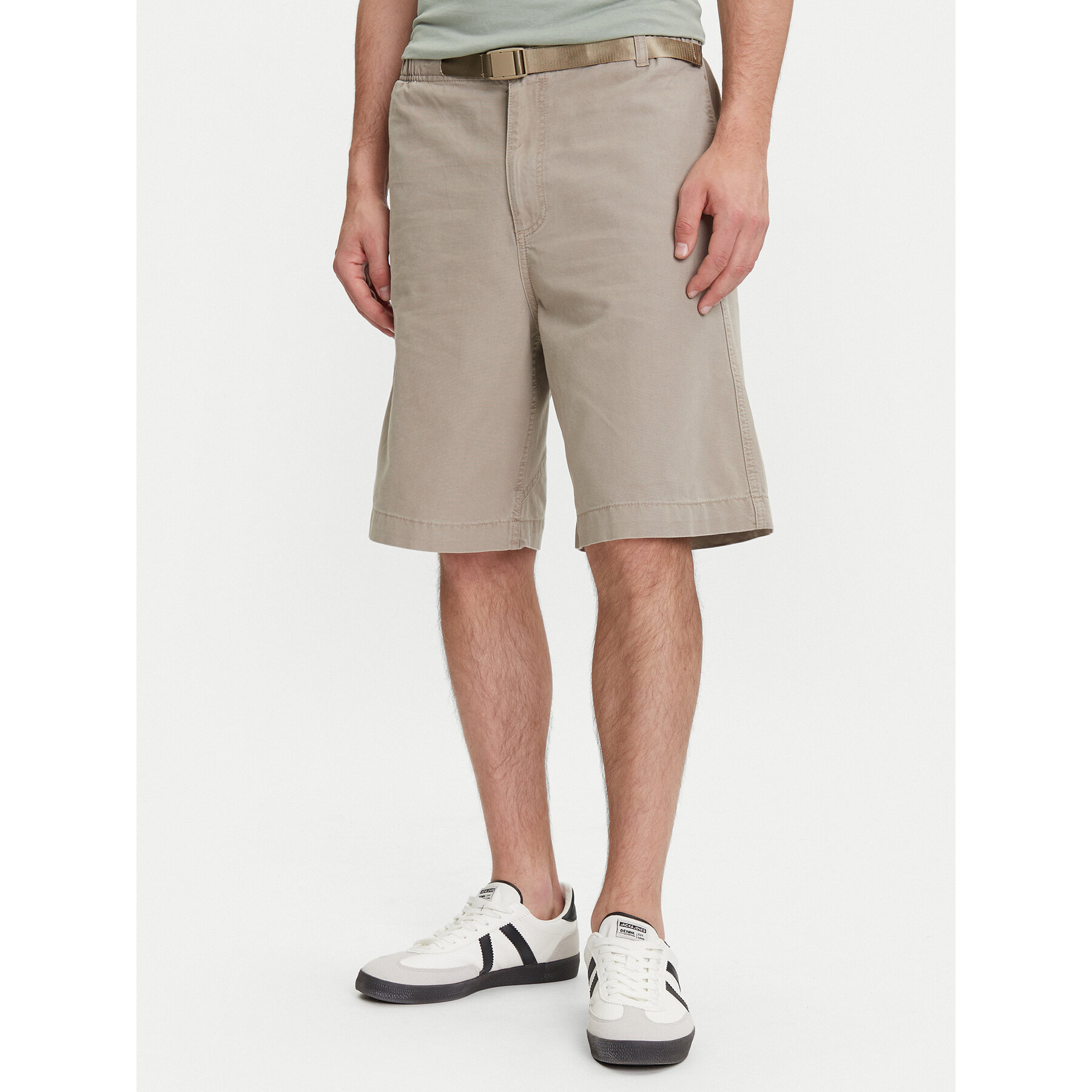 Jack & Jones Stoffshorts Towen 12273685 Beige Baggy Fit