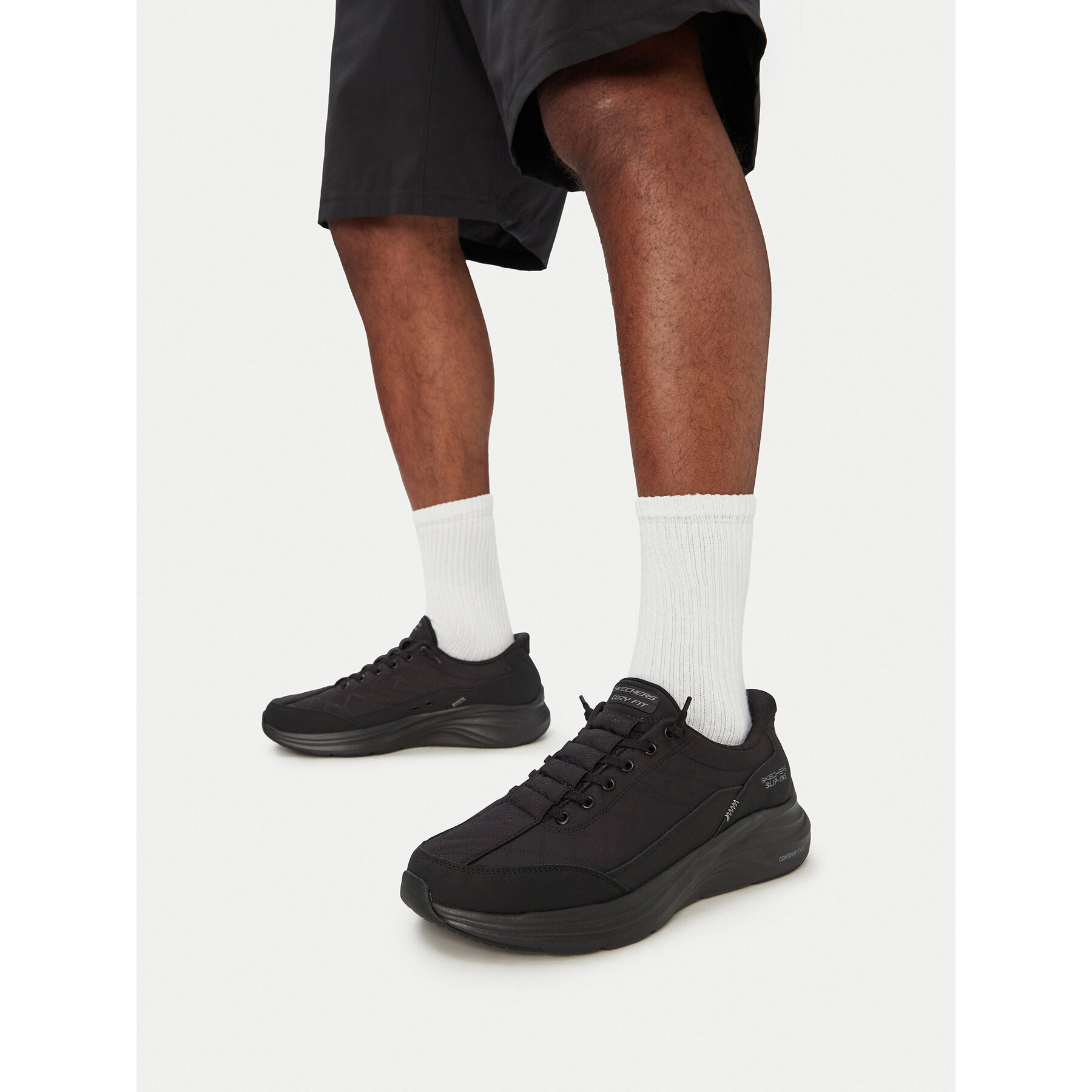 Sneakers Skechers Slip-Ins: Contour Foam - Cozy Fit 232619/BBK Negru