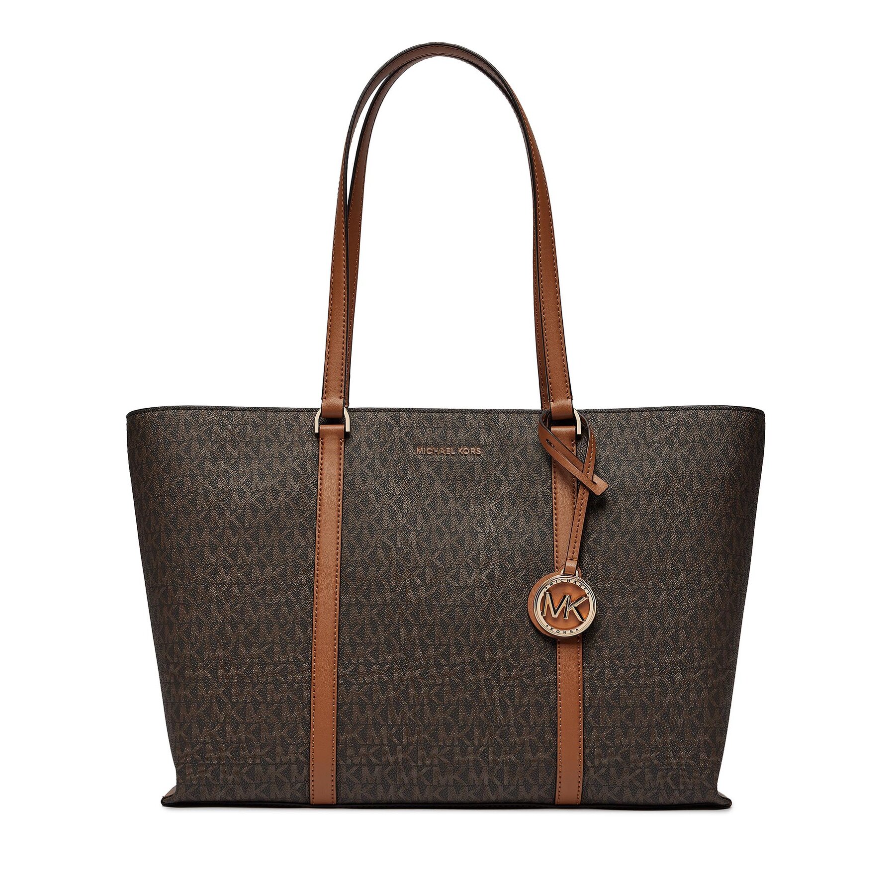 Borsetta MICHAEL Michael Kors Temple Tote 30R4G1LT3B Marrone