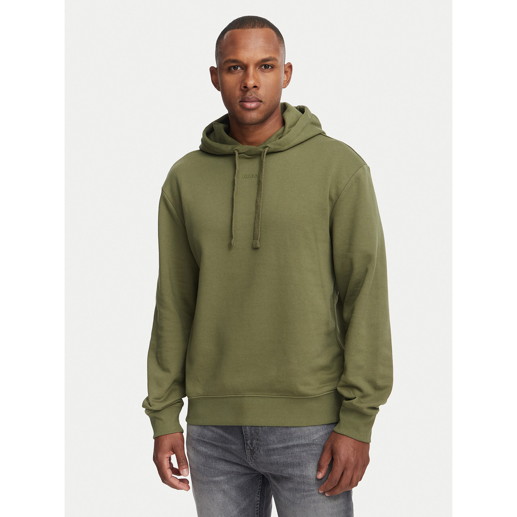 HUGO Sweatshirt Dapo 50486478 Grün Relaxed Fit