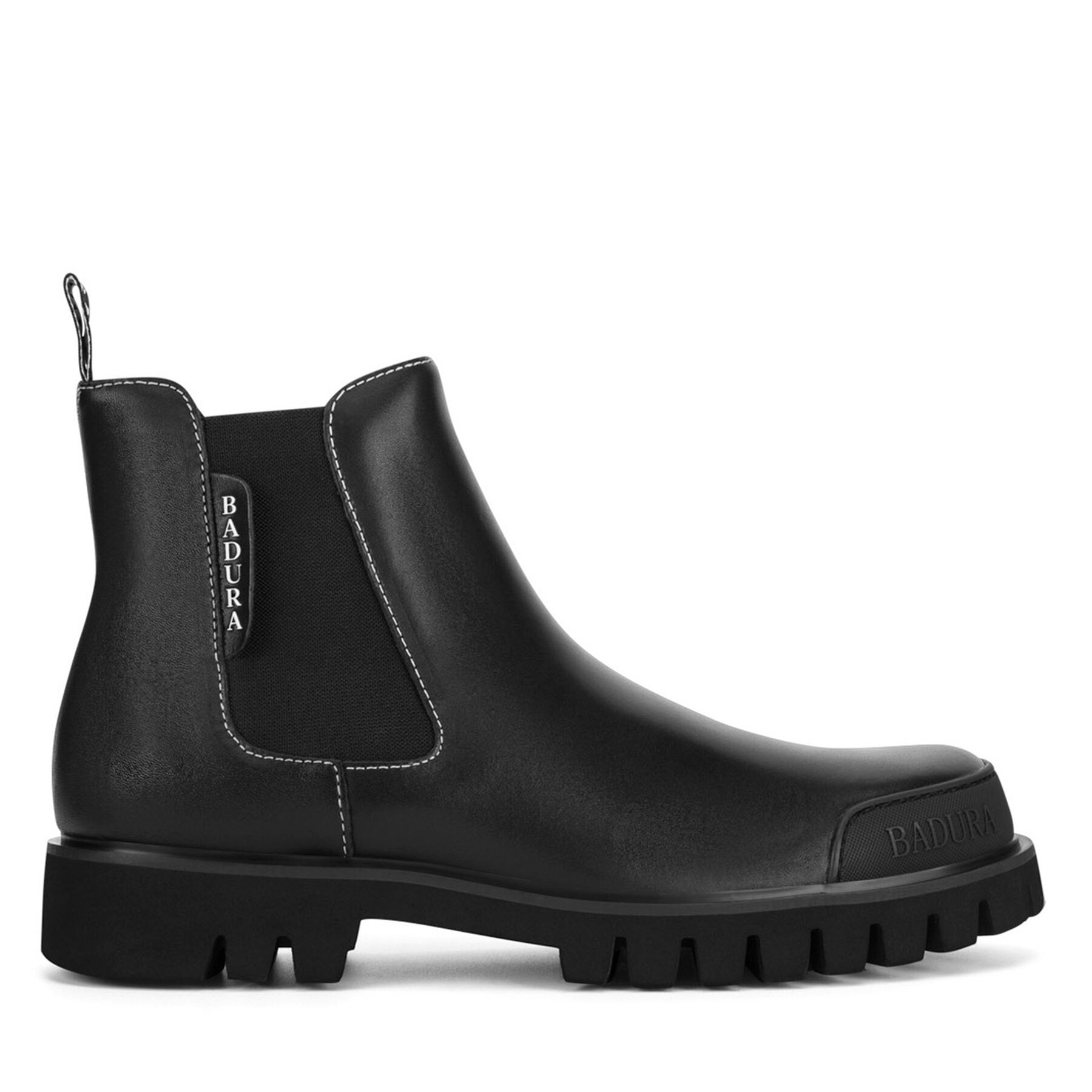 Členková obuv s elastickým prvkom Badura CONNOR-02 124AM Čierna