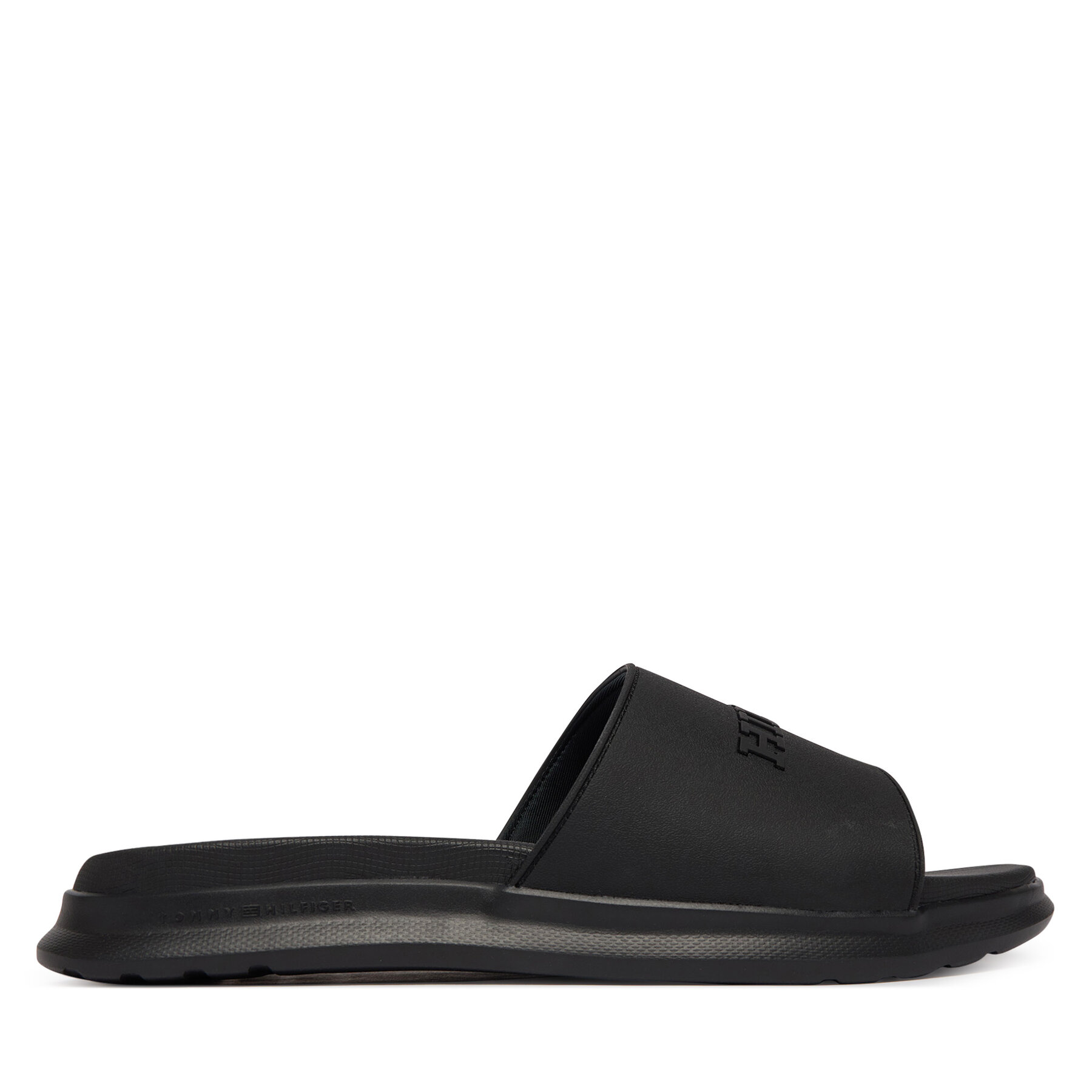 Παντόφλες Tommy Hilfiger Dual Density Hilfiger Pool Slide FM0FM05797 Μαύρο