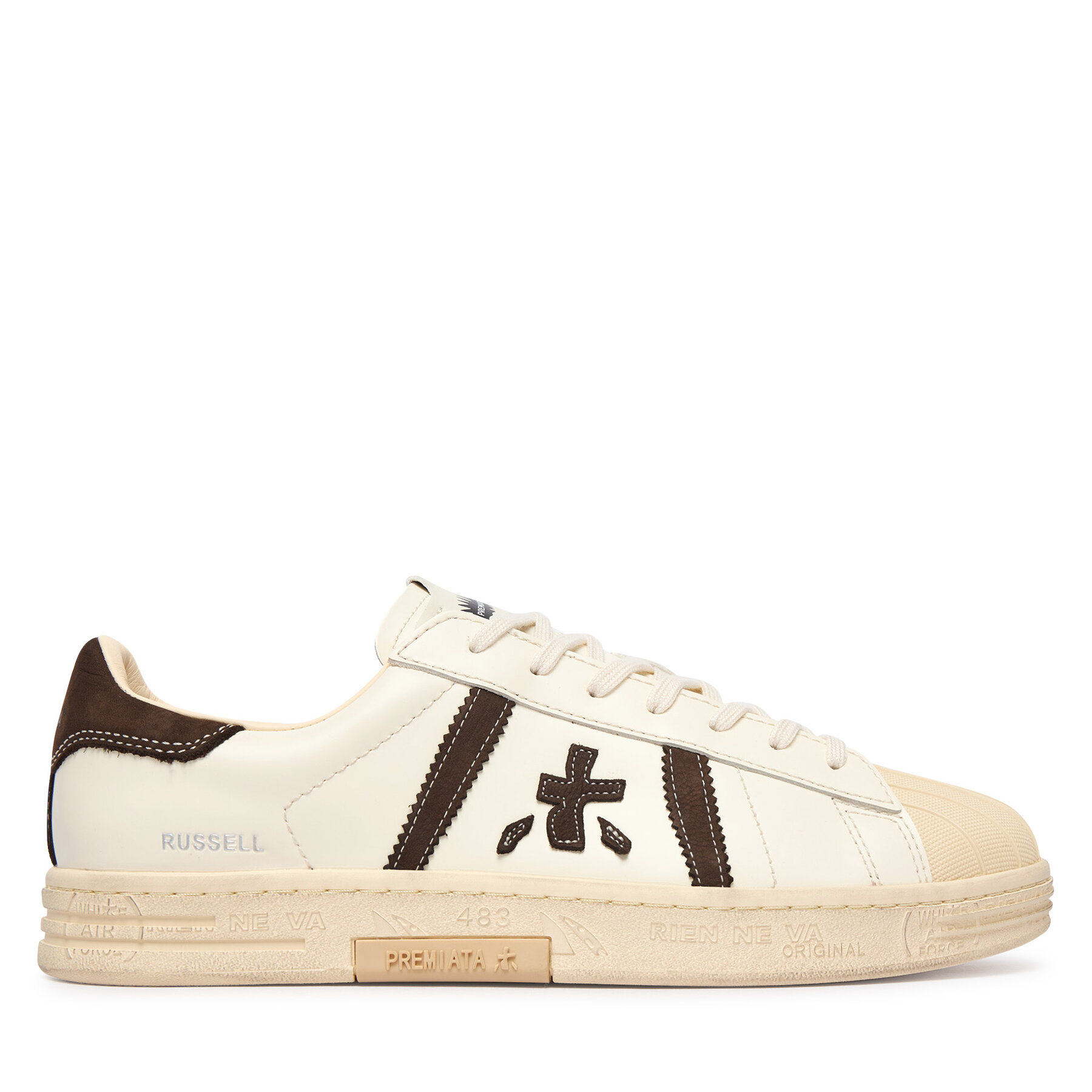 Sneakers Premiata Russell Var 8556 Crem