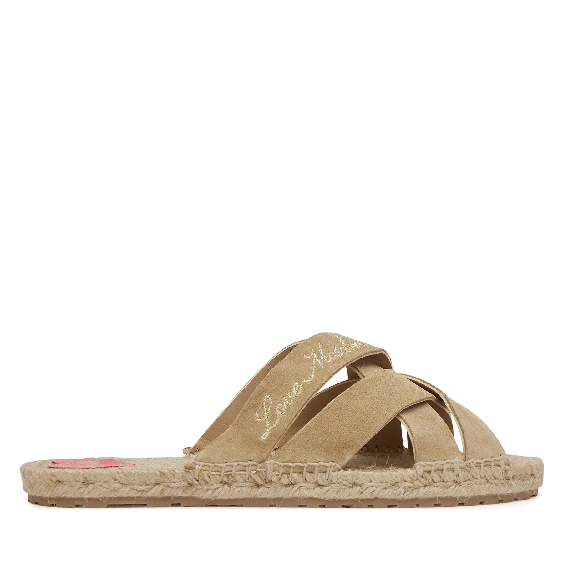 Šľapky LOVE MOSCHINO JA28362G0MIG0104 Béžová