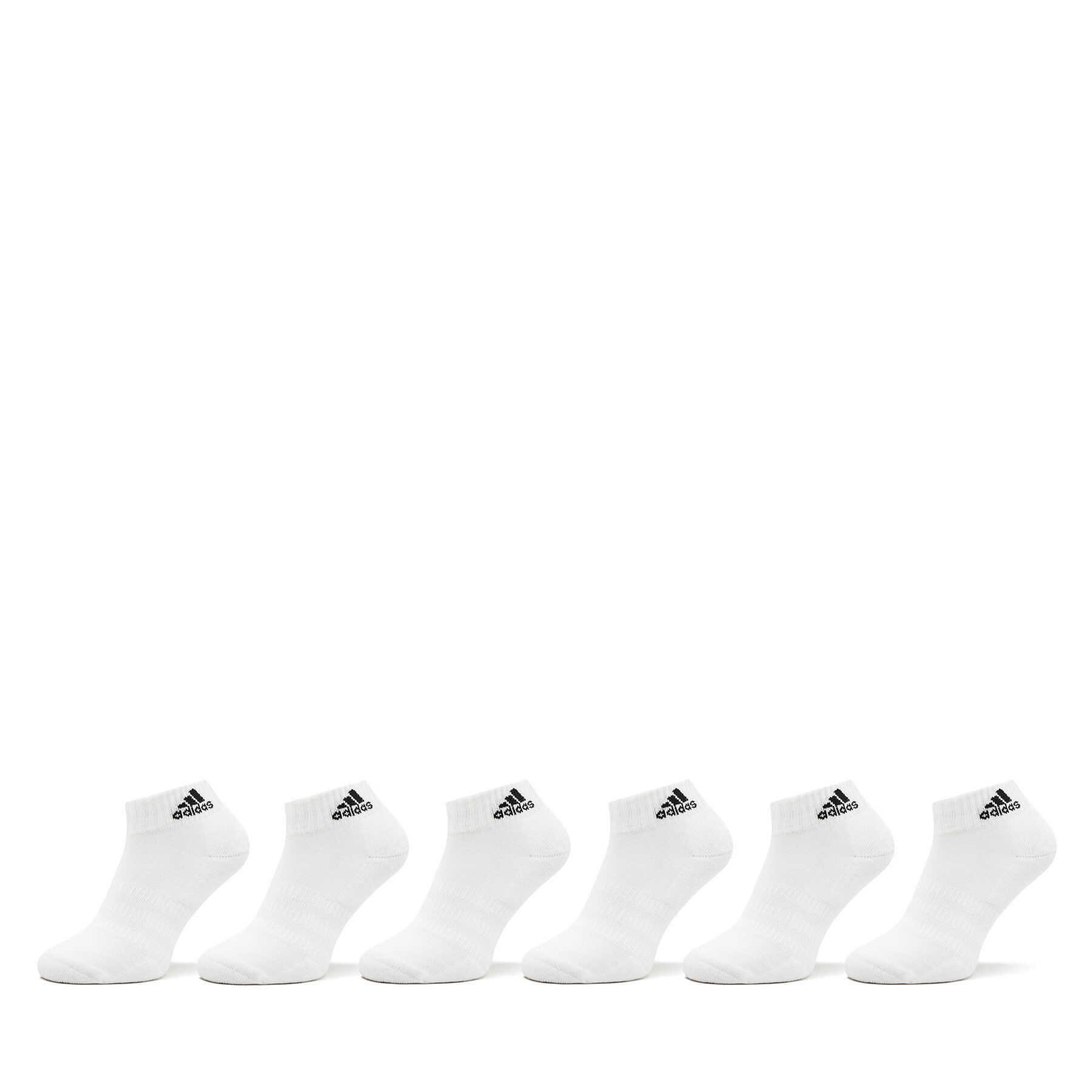 Calcetines cortos unisex adidas Cushioned Sportswear Ankle Socks 6 Pairs HT3442 Blanco