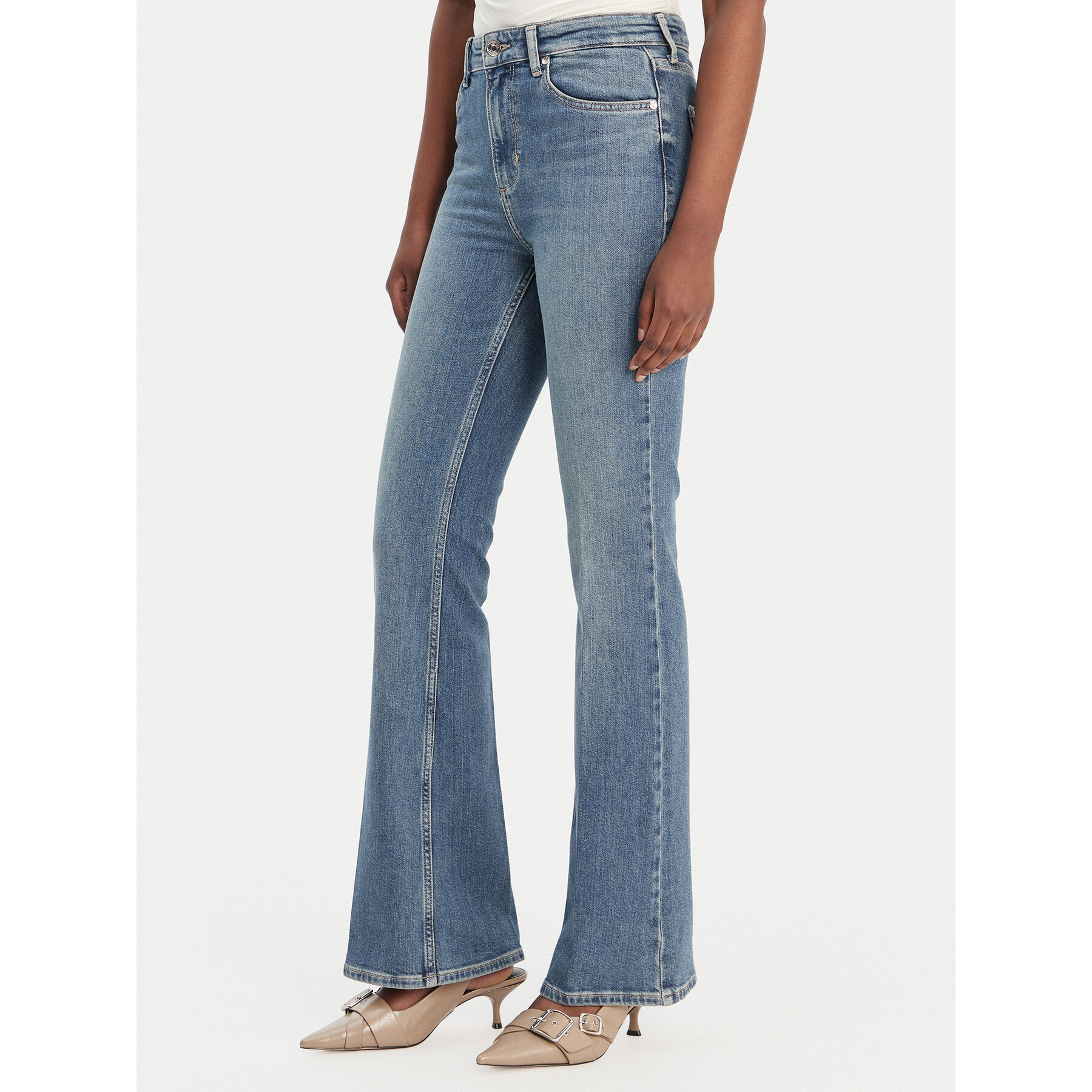 Liu Jo Jeans UA6219 D0321 Blau Bootcut Fit