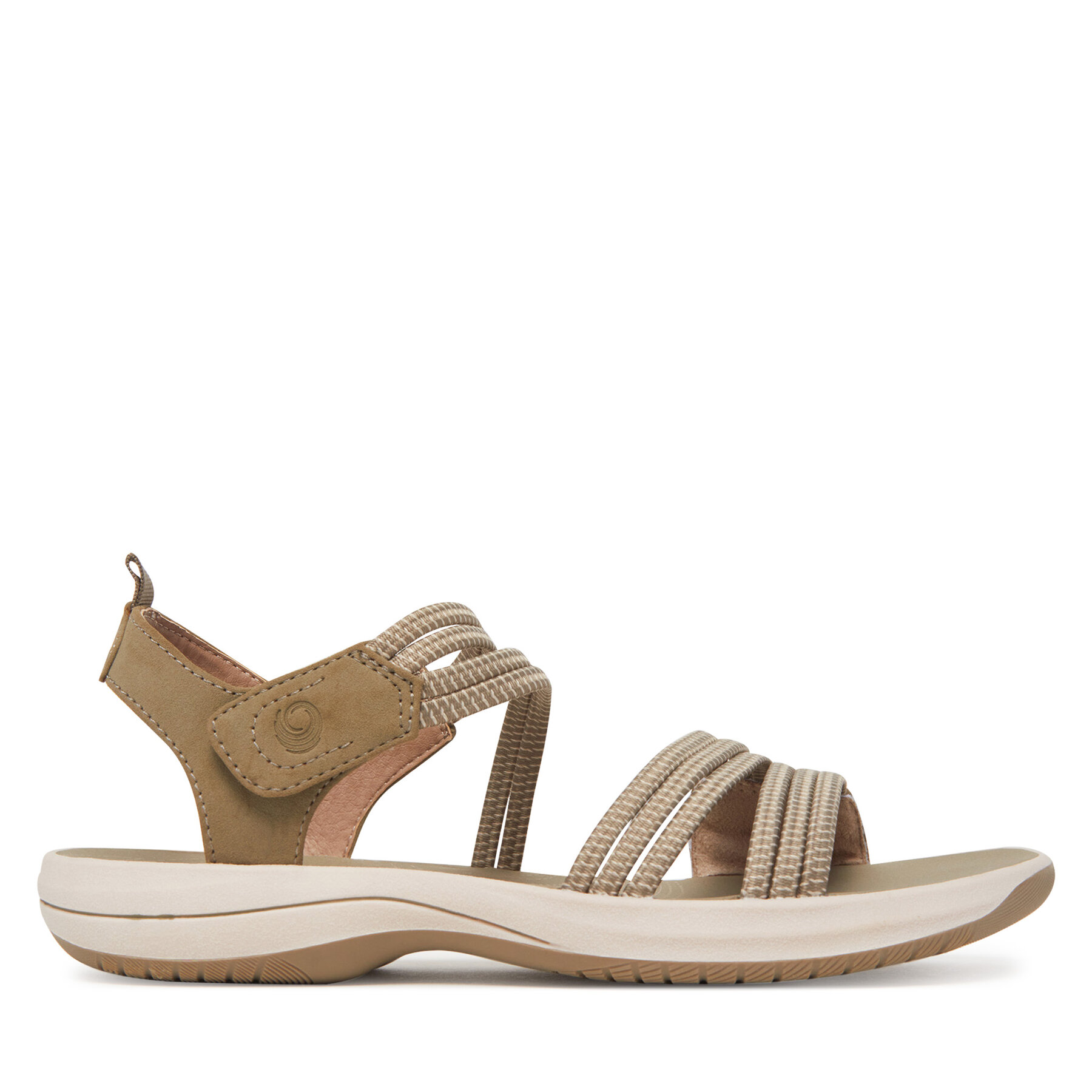 Damskie Sandały Jana, Rozmiar 37 Khaki 8-28761-44