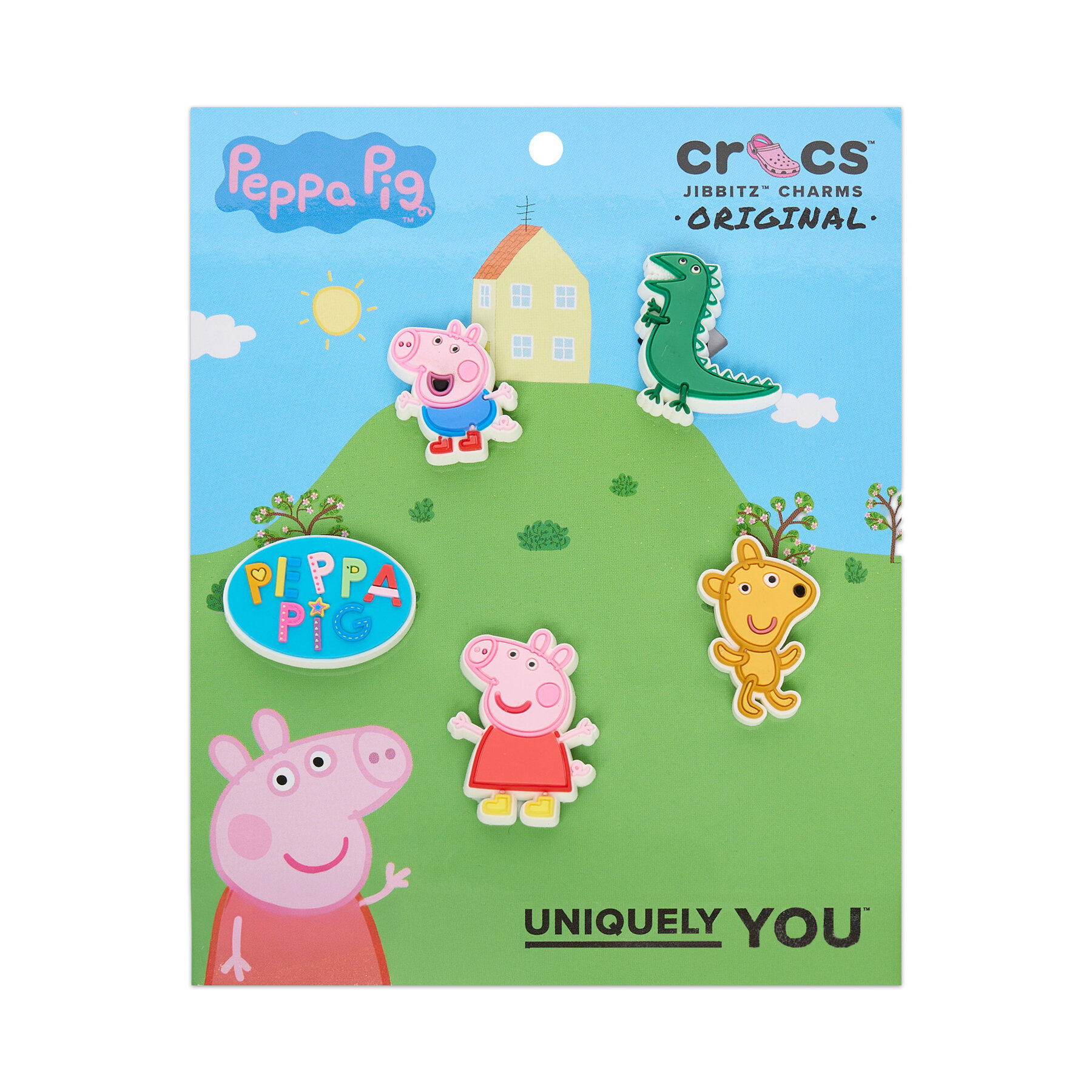 Декорация за обувки Crocs Peppa Pig Character 5Pck 10015107 Цветен