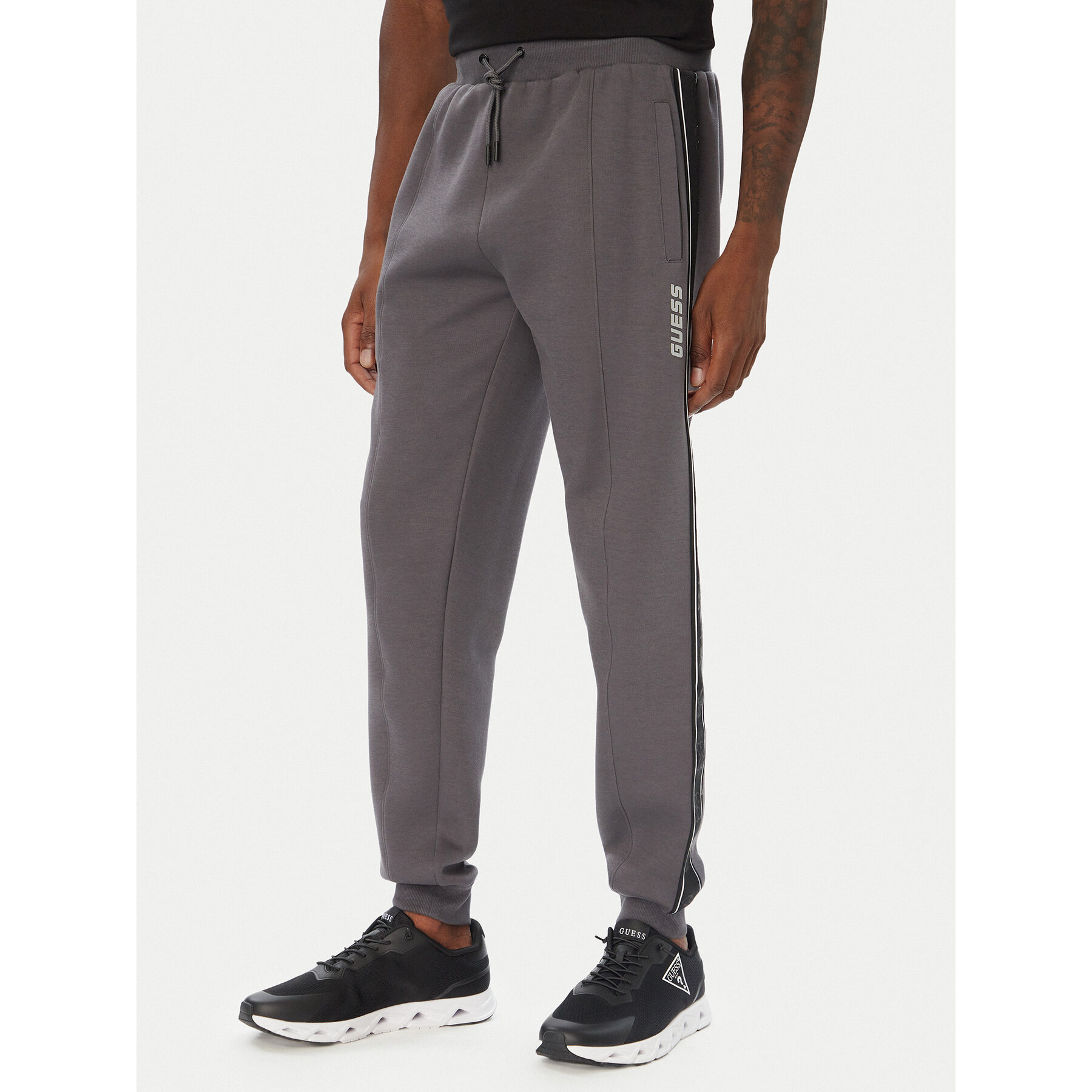 Guess Jogginghose Z2YB09 KB3P2 Dunkelgrau Regular Fit