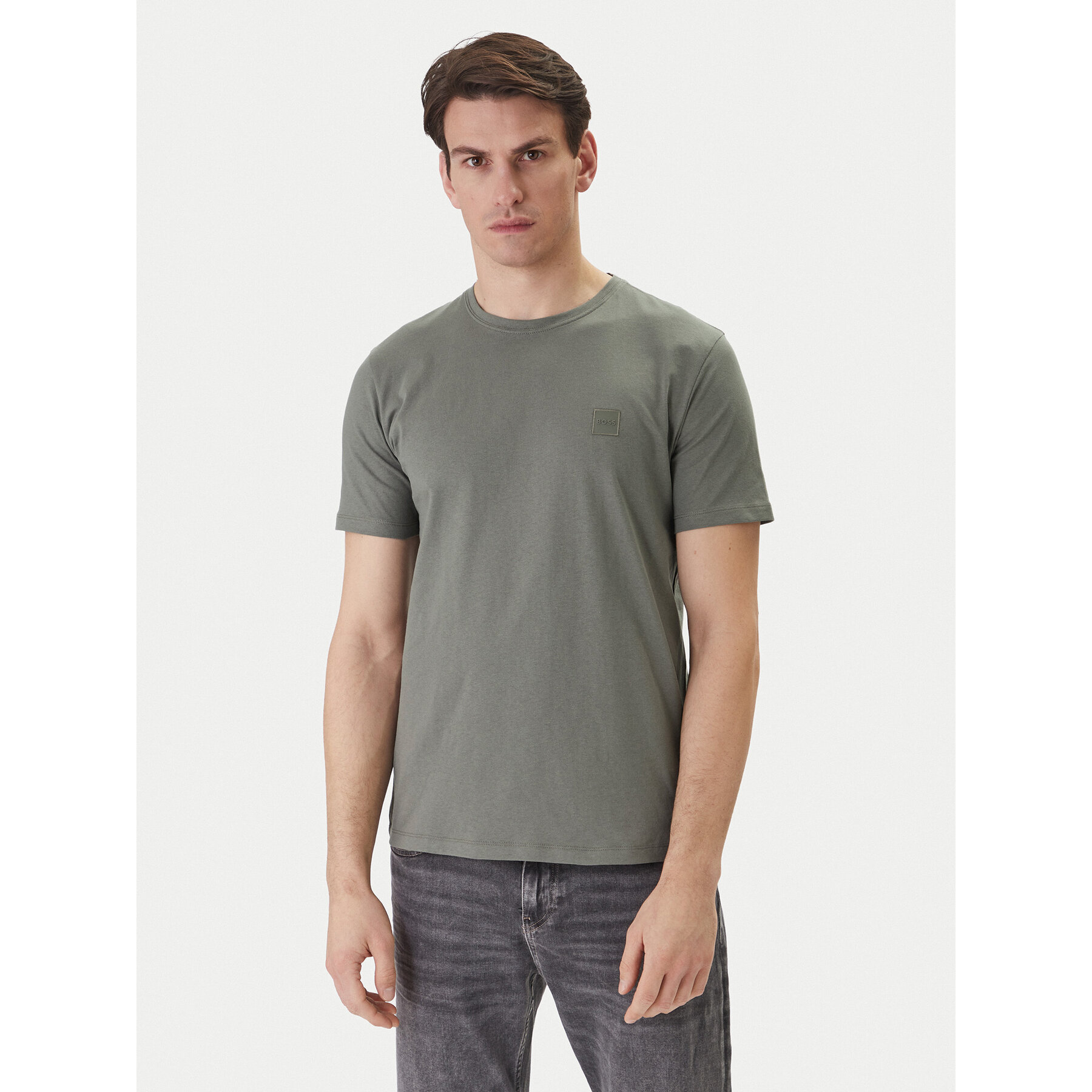 BOSS T-Shirt Tales 50508584 Grau Regular Fit