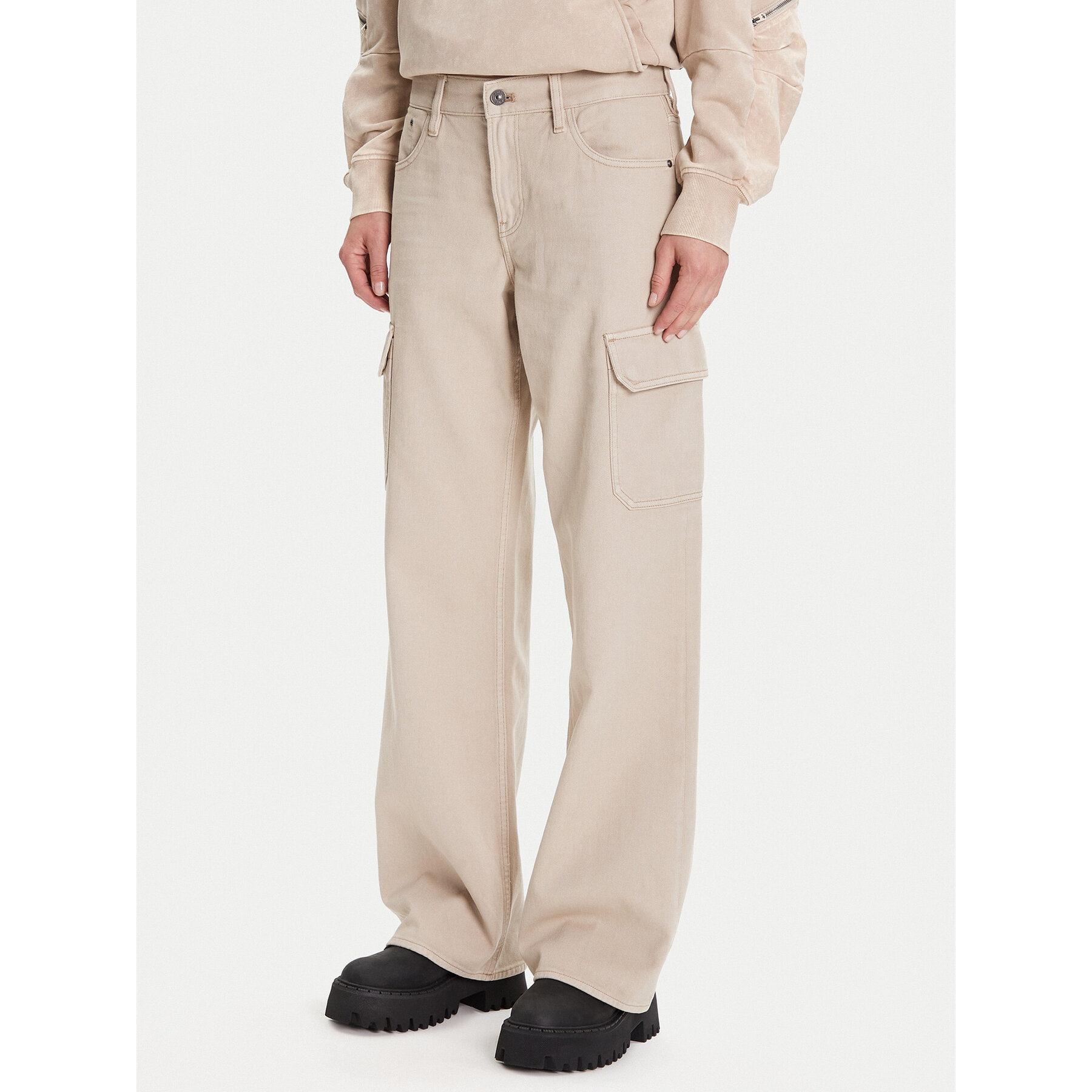 G-Star Raw Stoffhose Judee D24673-E078 Beige Relaxed Fit