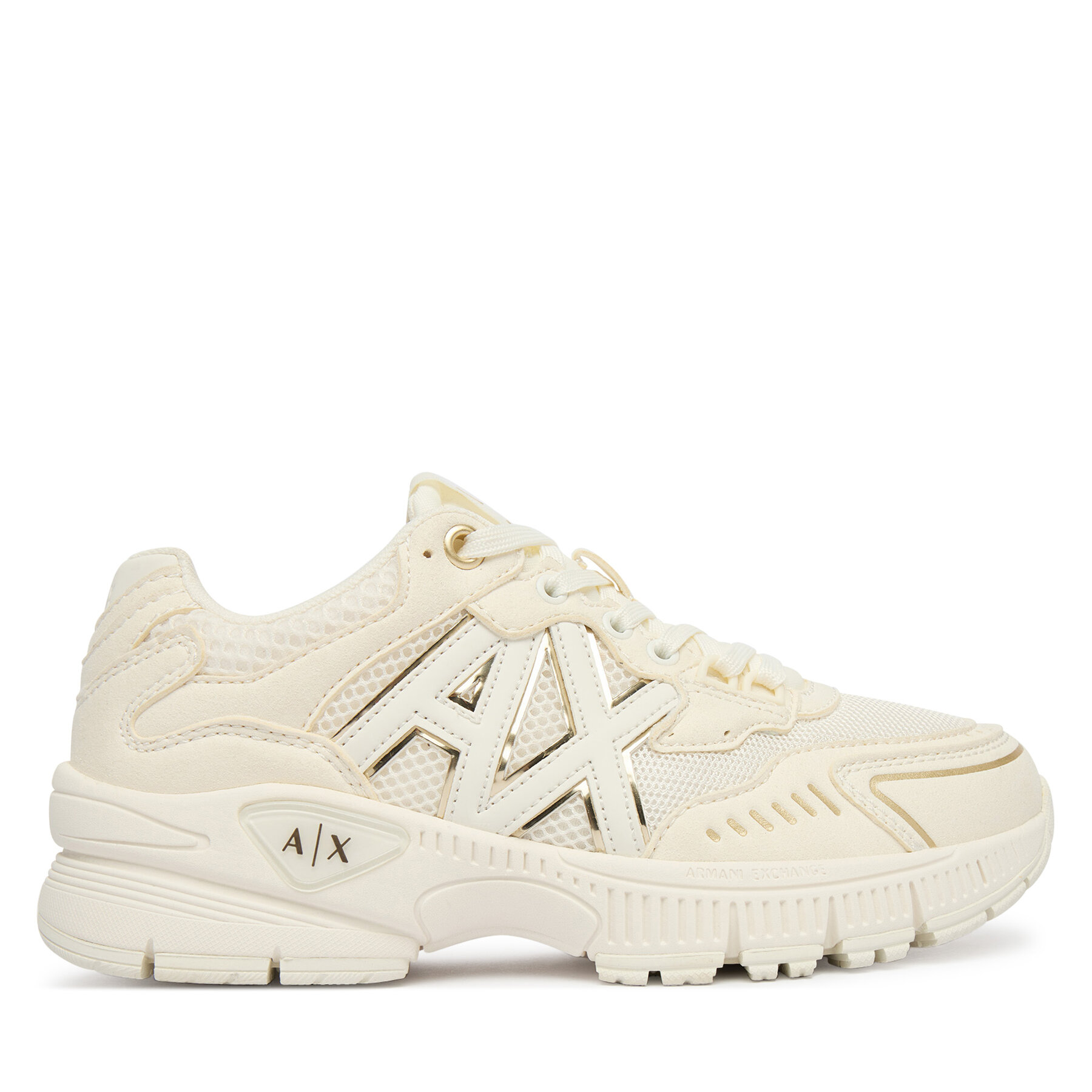 Sneakersy Armani Exchange XW002153 AF22757 MZ128 Biela