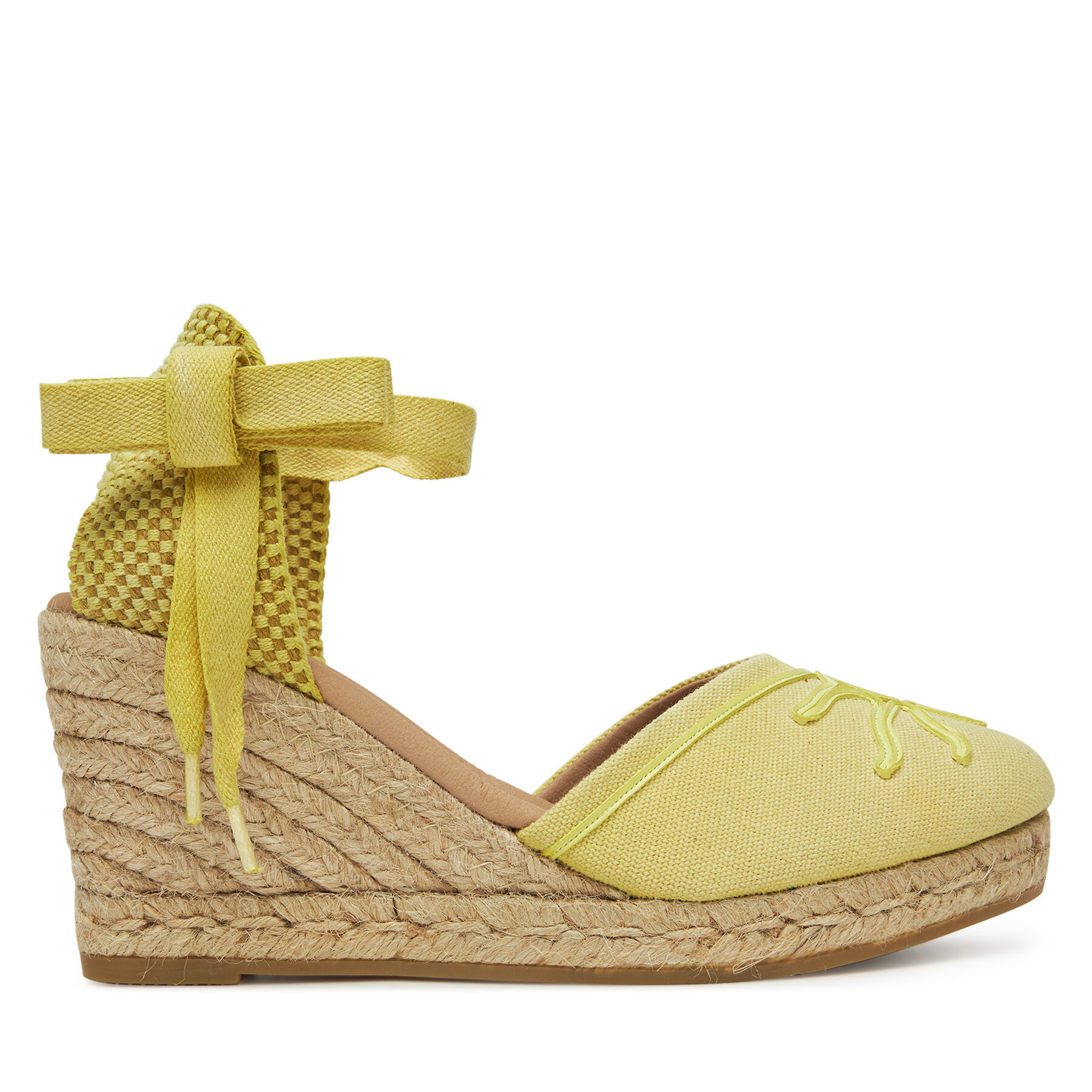 Espadrilky Genuins Vela Sunset G106495 Žlutá