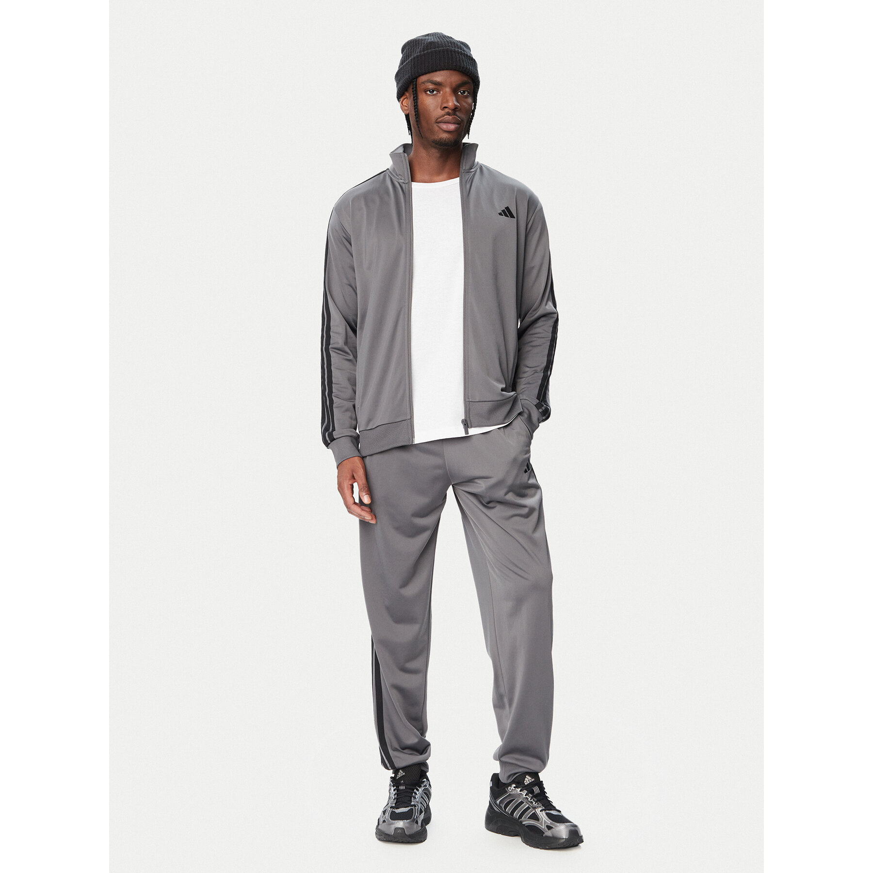 adidas Jogginganzug Dayready KY2274 Grau Regular Fit