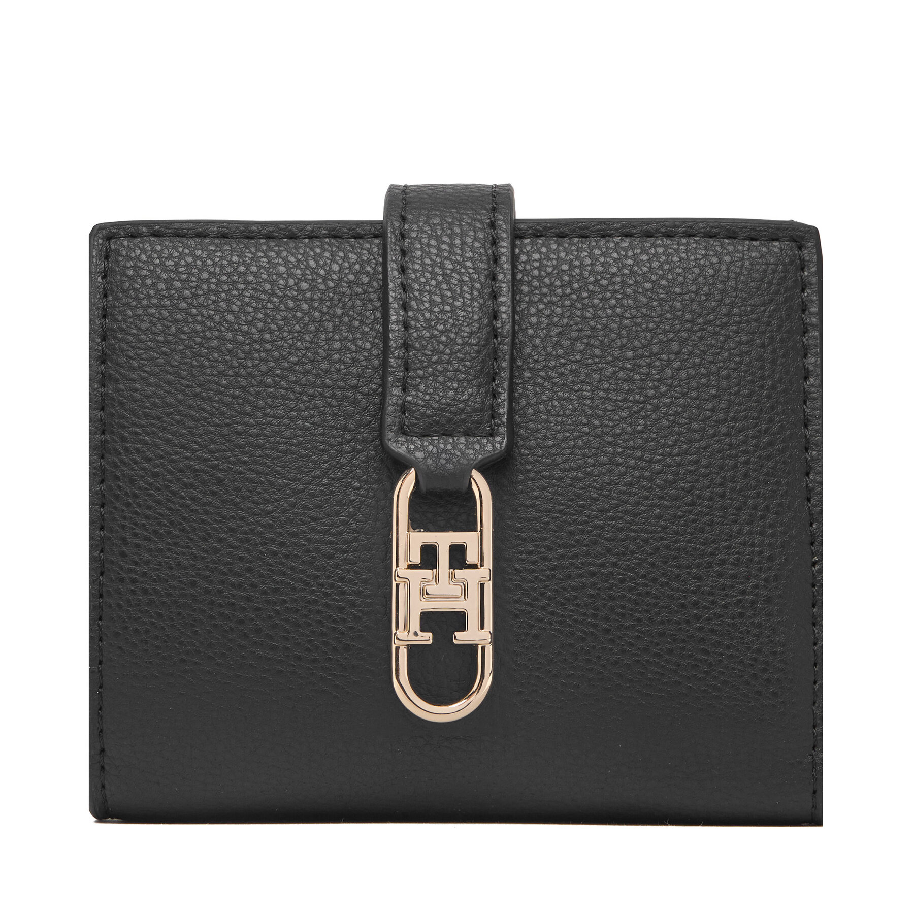 Portofel Tommy Hilfiger Th Libre Bifold AW0AW18934 Negru