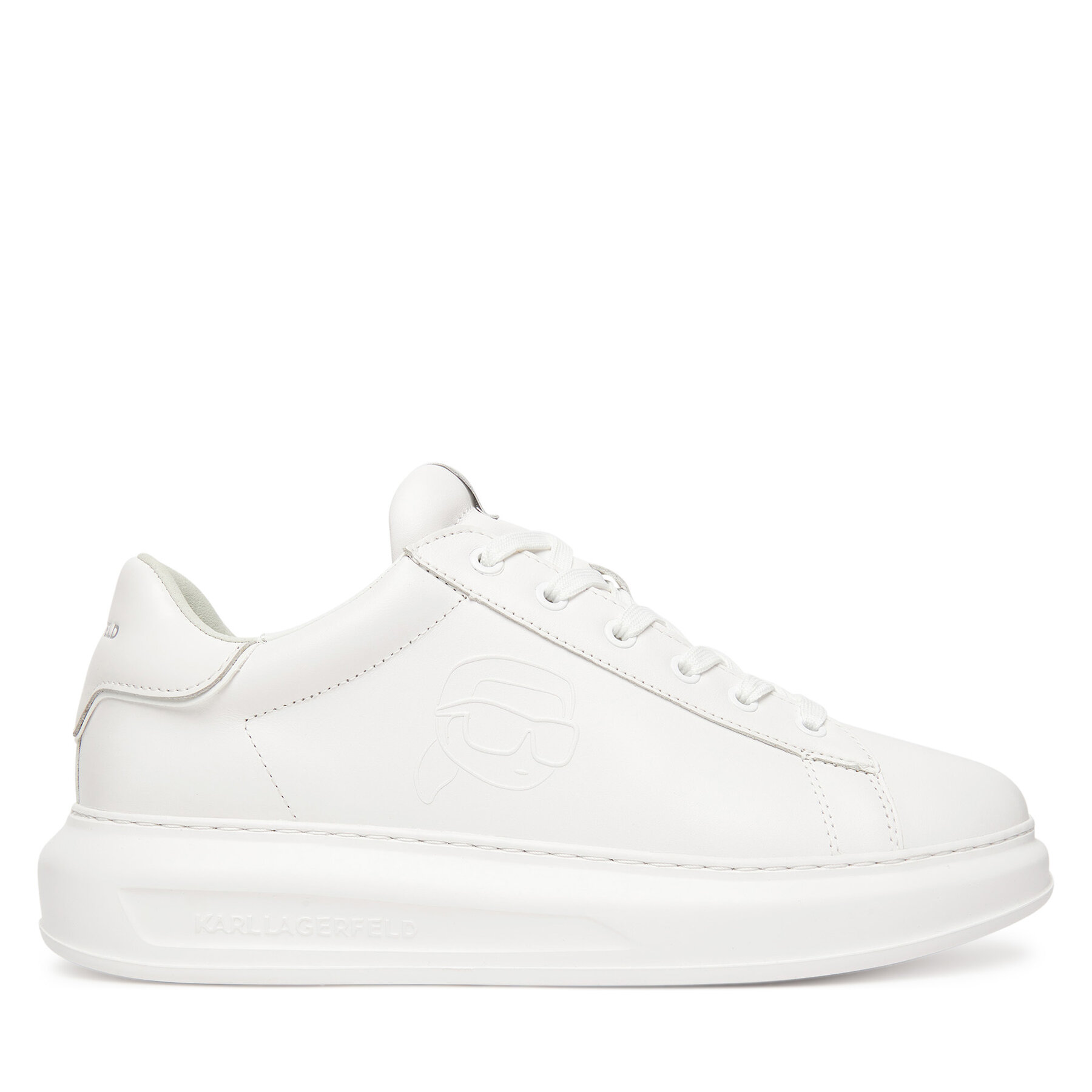 Sneakersy KARL LAGERFELD Kapri KL52570 Biela