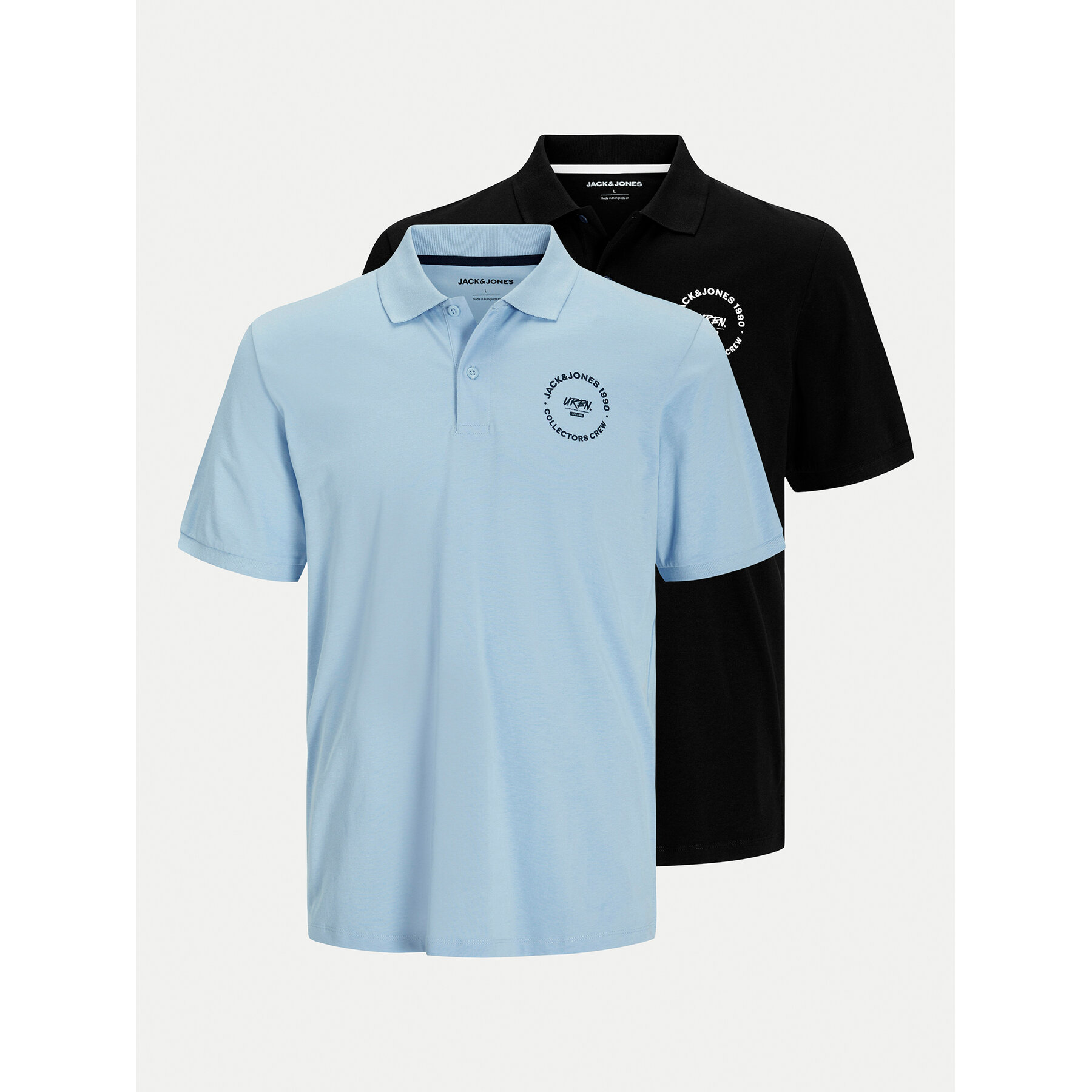 Jack & Jones Σετ μπλούζες polo 2 τεμαχίων Simon 12276428 Έγχρωμο Regular Fit
