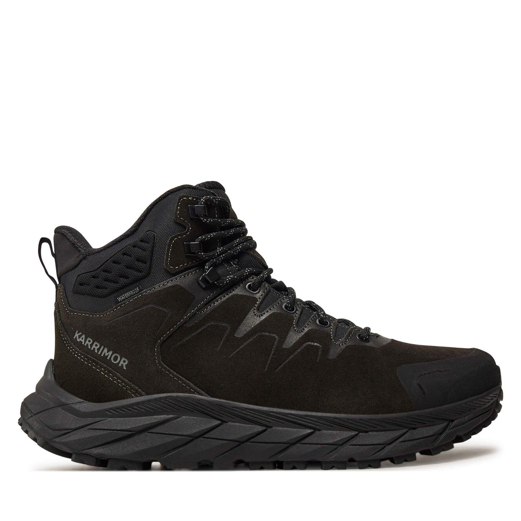 Herren Trekkingschuhe Karrimor, Schuhgröße 45, Schwarz, Goshawk Mid K1104