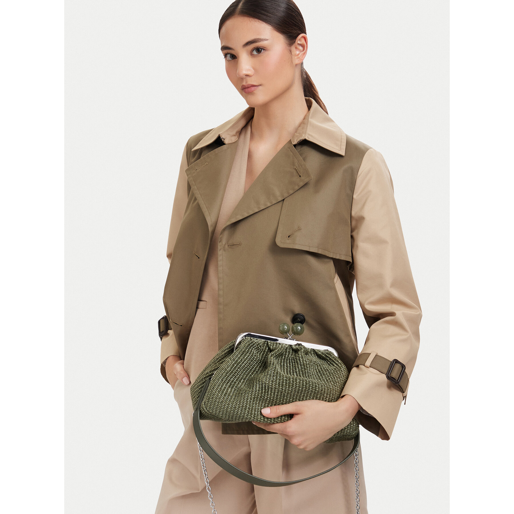 Weekend Max Mara Τσάντα Weekend Max Mara 2615511105650 Πράσινο