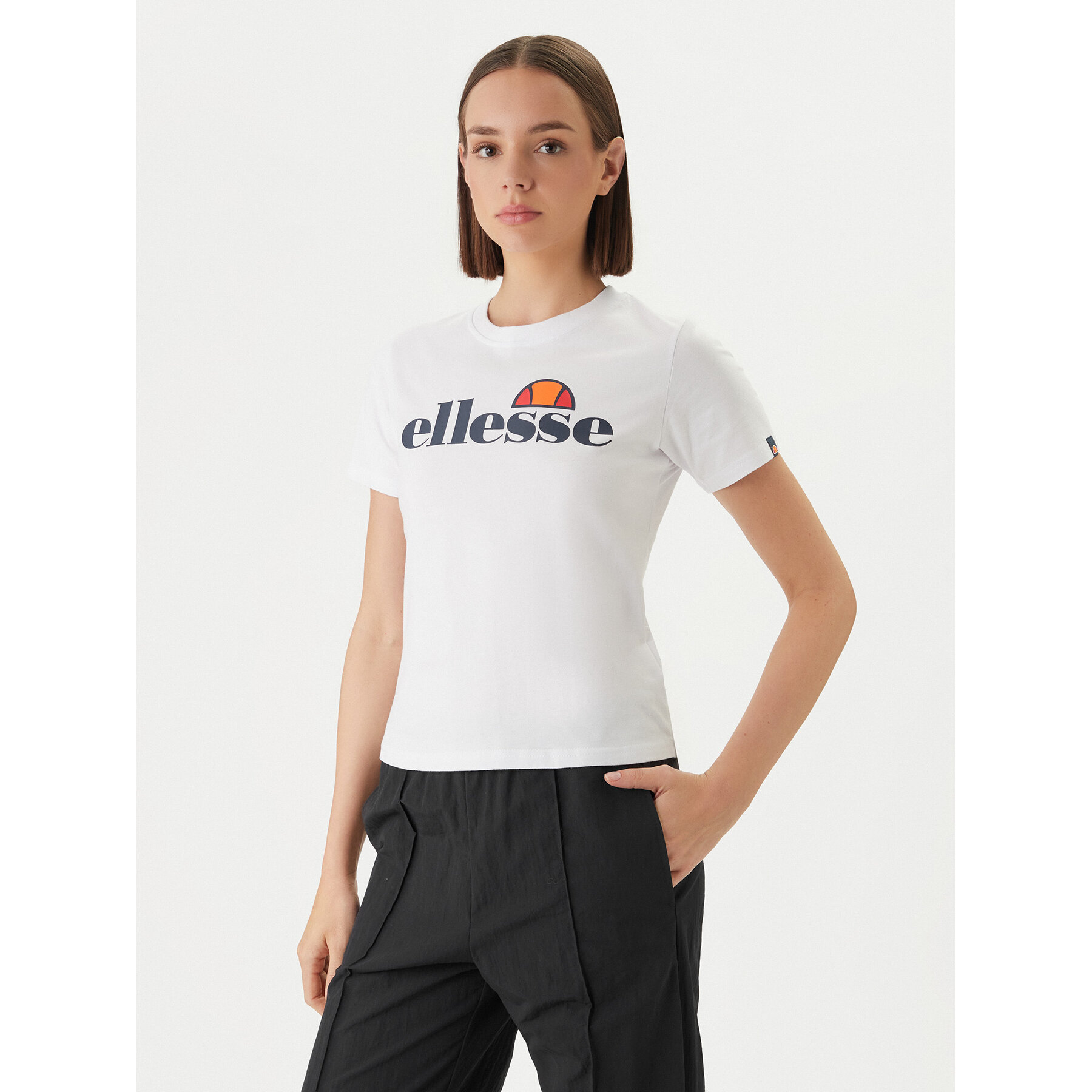 Ellesse T-Shirt Albany SGS03237 Λευκό Regular Fit