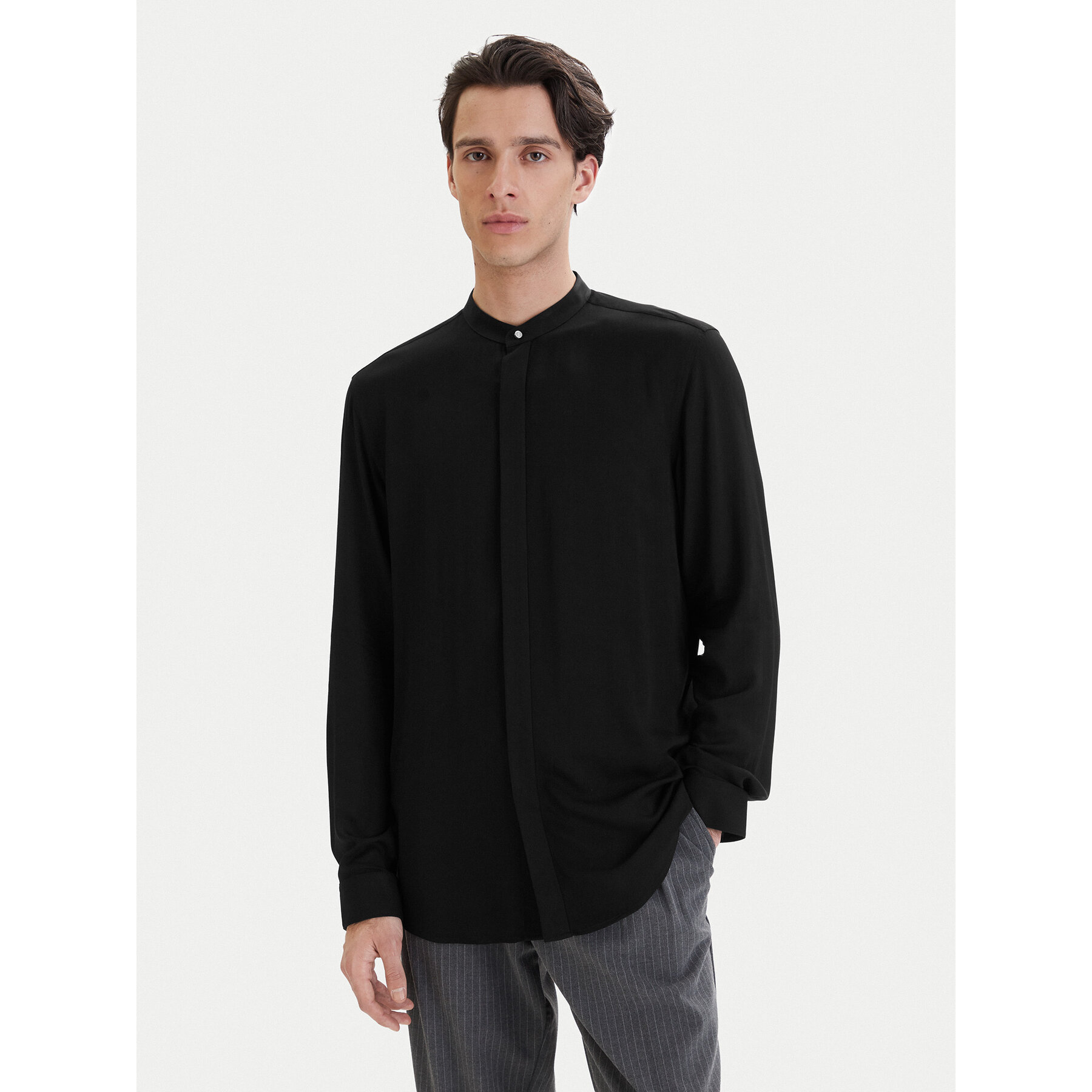 HUGO Hemd Kaleb 50554719 Schwarz Slim Fit