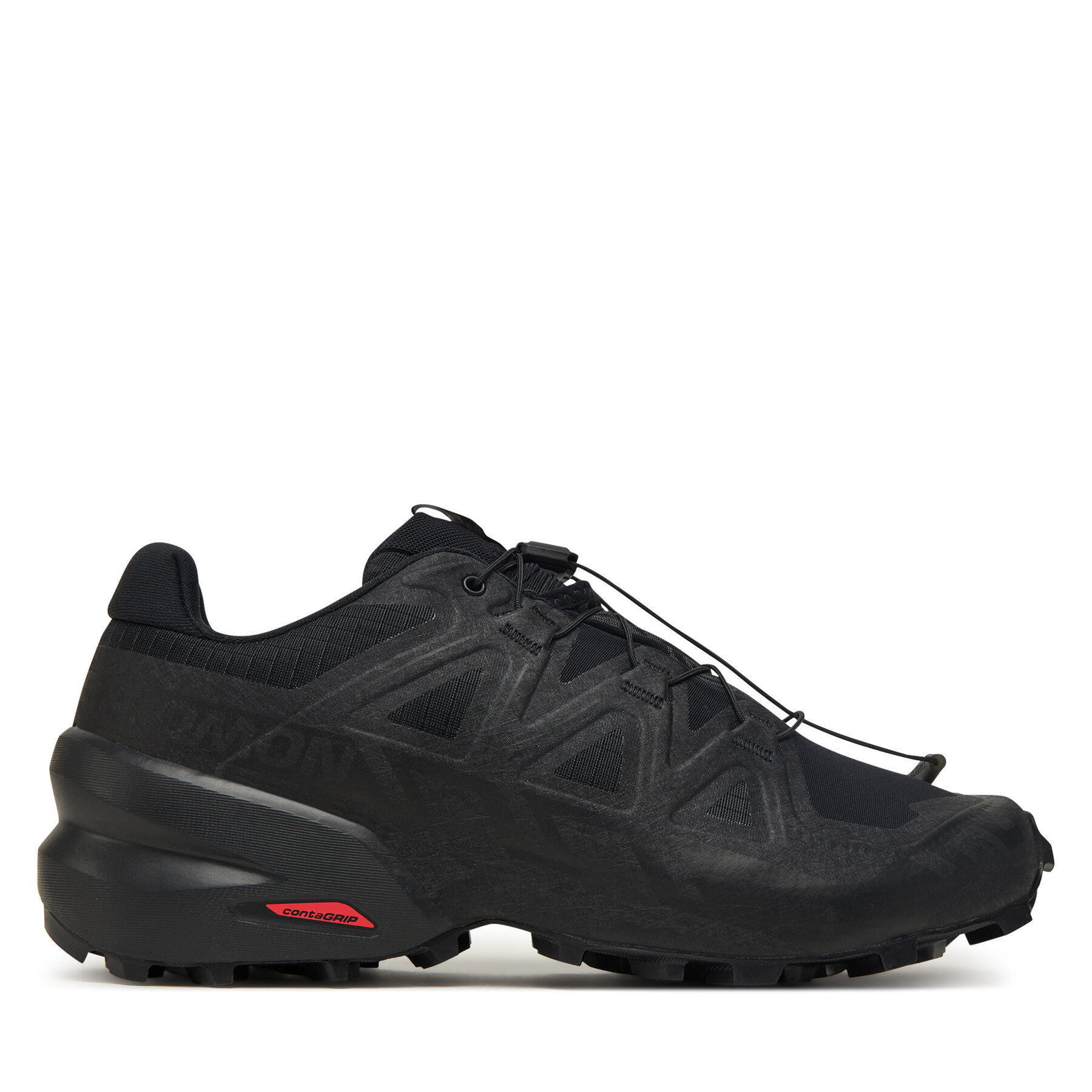 Skriešanas apavi Salomon Speedcross 6 Wide L41744000 Melns