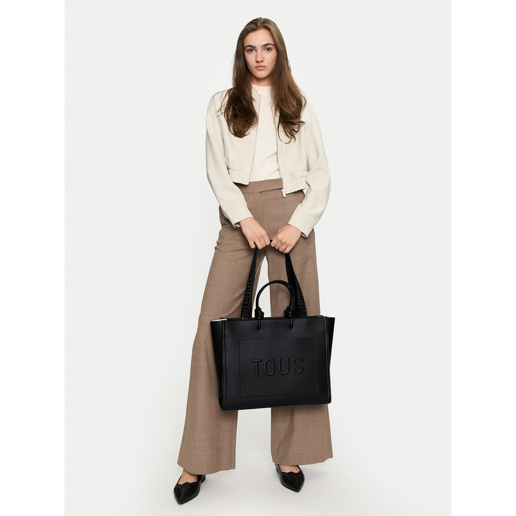 Geantă TOUS Shopper Xl. Amaya T La Rue New 2002025851 Negru