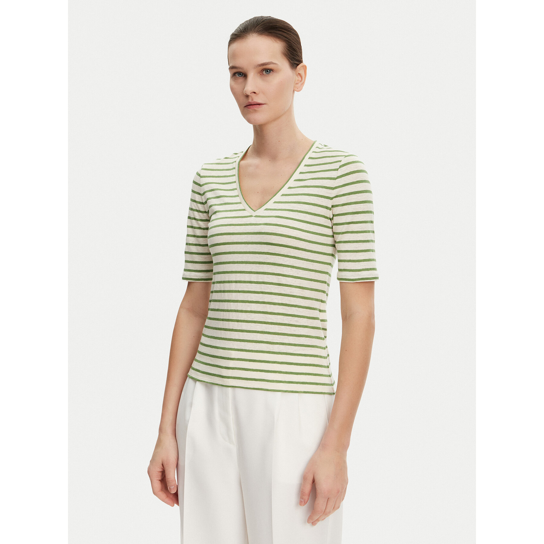 Weekend Max Mara Majica Opzione 2515941012 Zelena Regular Fit