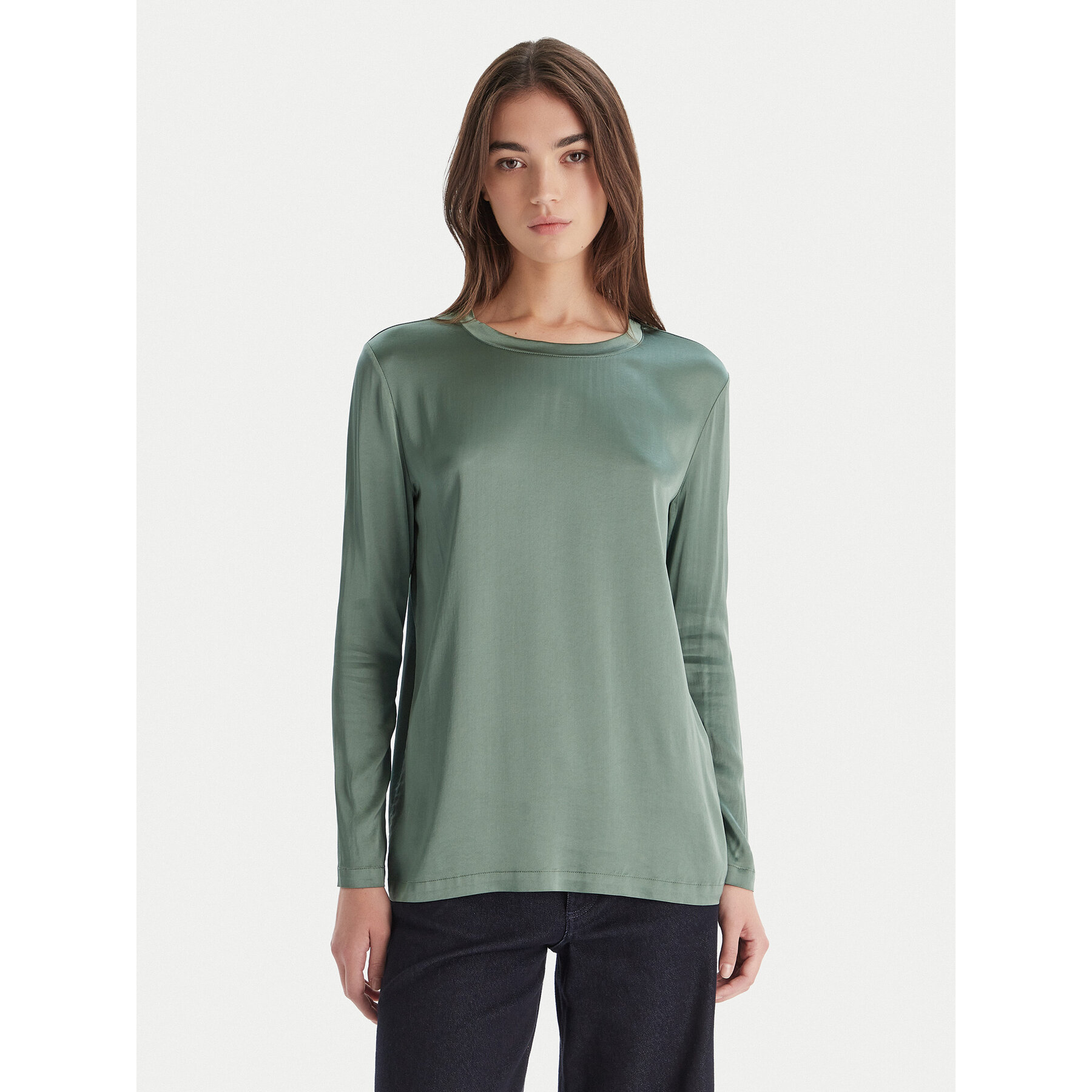 ViCOLO Bluse TF0244 Grün Regular Fit