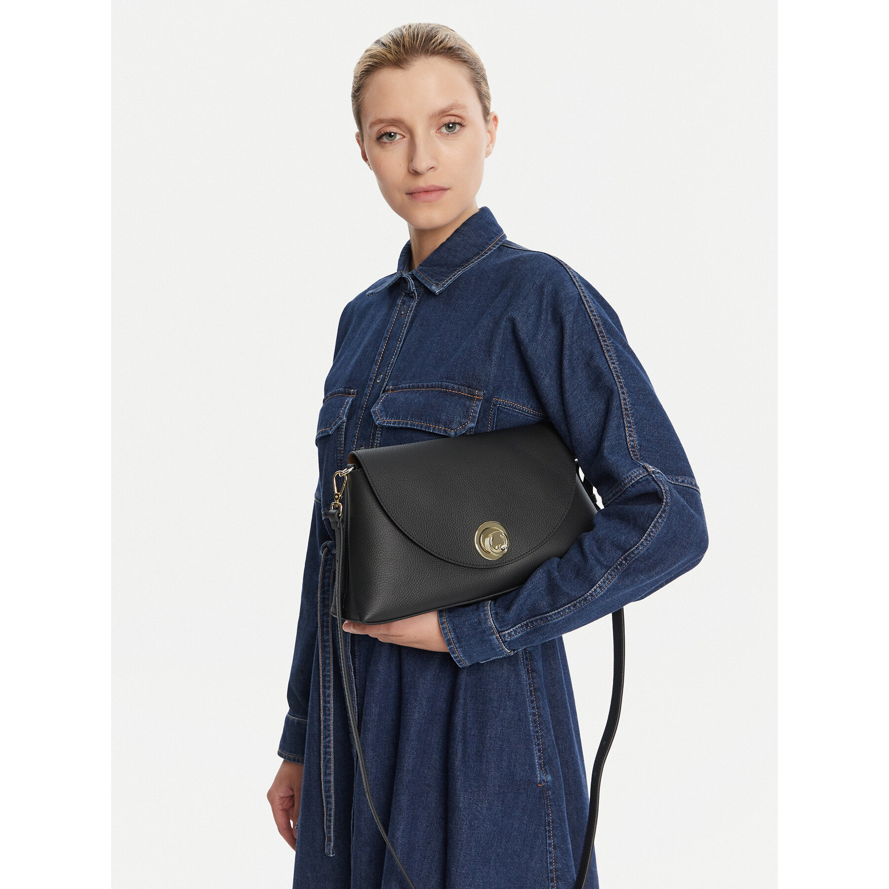 Geantă Coccinelle TOA Coccinellenikla E1 TOA 12 01 01 Negru