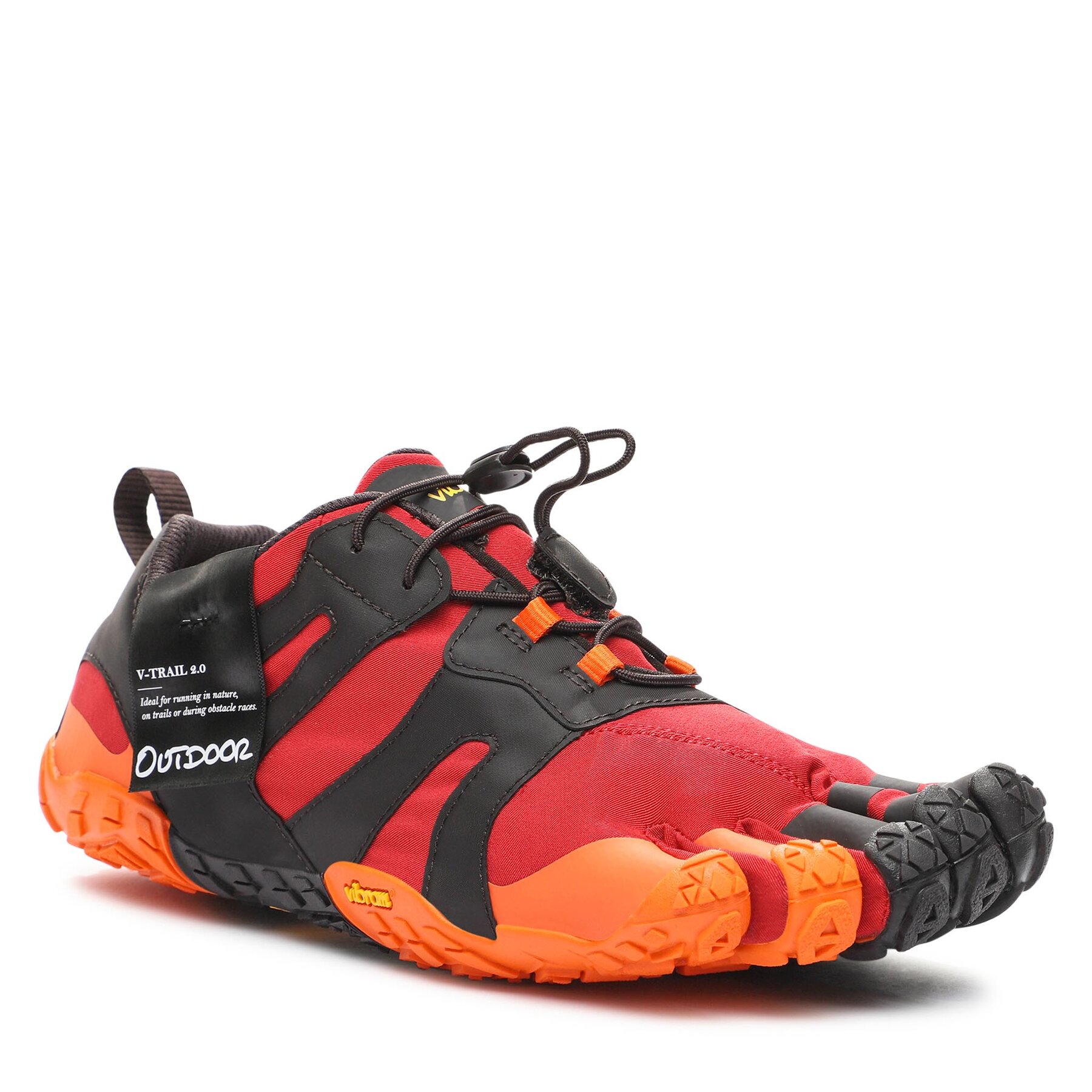 Zapatillas de running Vibram Fivefingers V-Trail 2.0 23M7604 Rojo