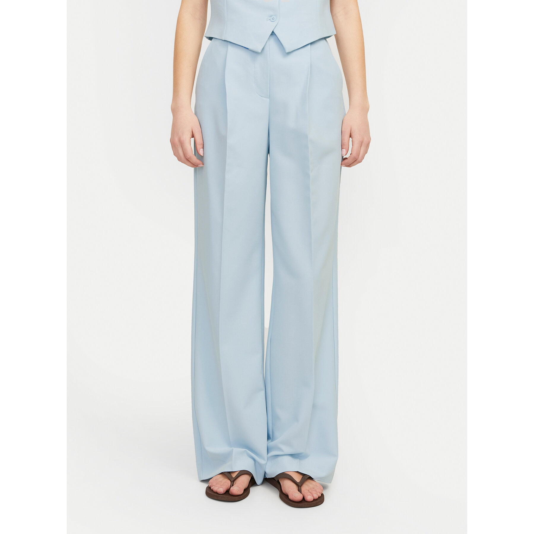 JJXX Stoffhose Ellis 12248958 Himmelblau Wide Leg