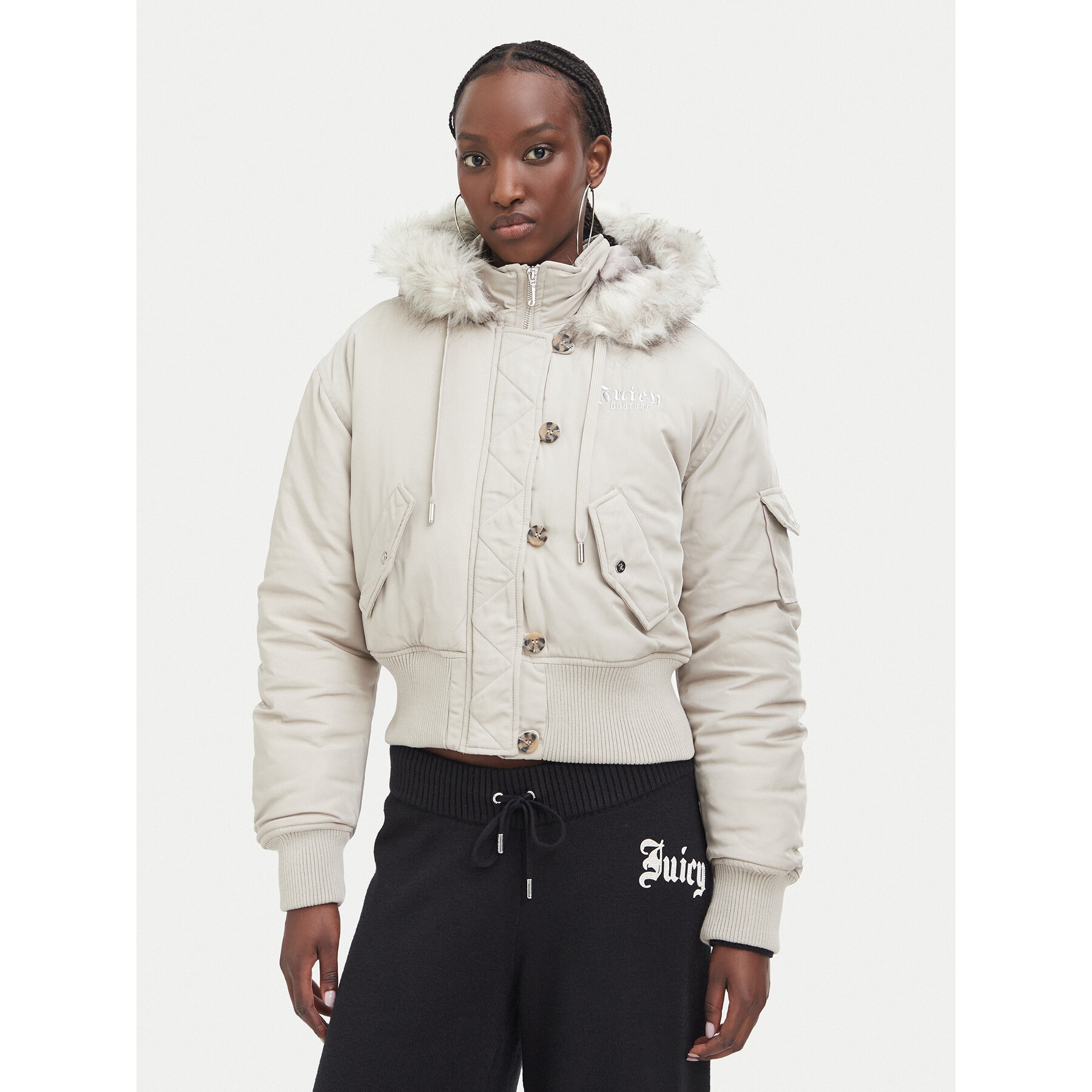 Juicy Couture Winterjacke JCOIJ226553 Beige Regular Fit