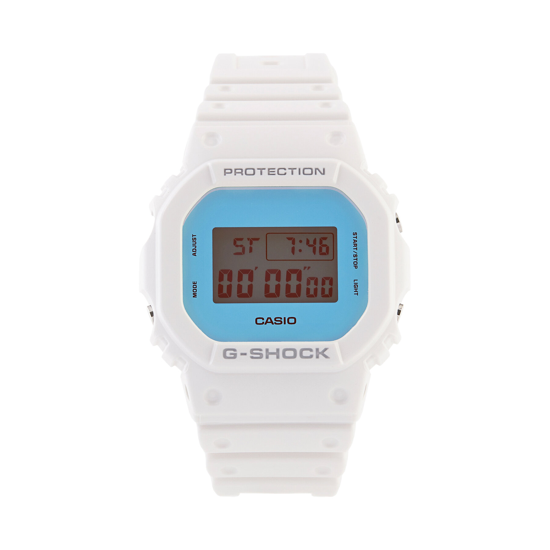 Ceas G-Shock Beach Time Lapse DW-5600TL-7ER Alb