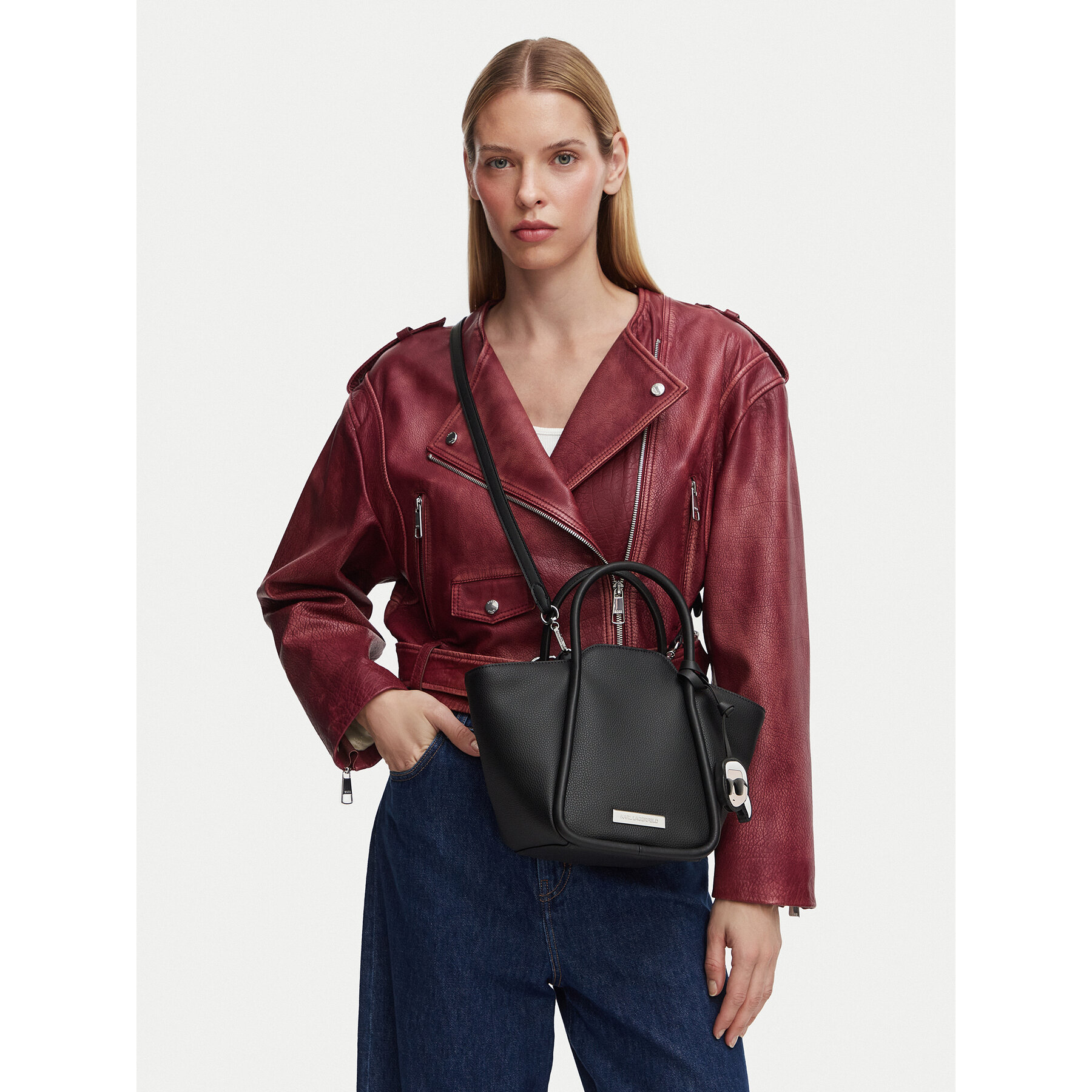 Torbica KARL LAGERFELD B3W30117 Crna