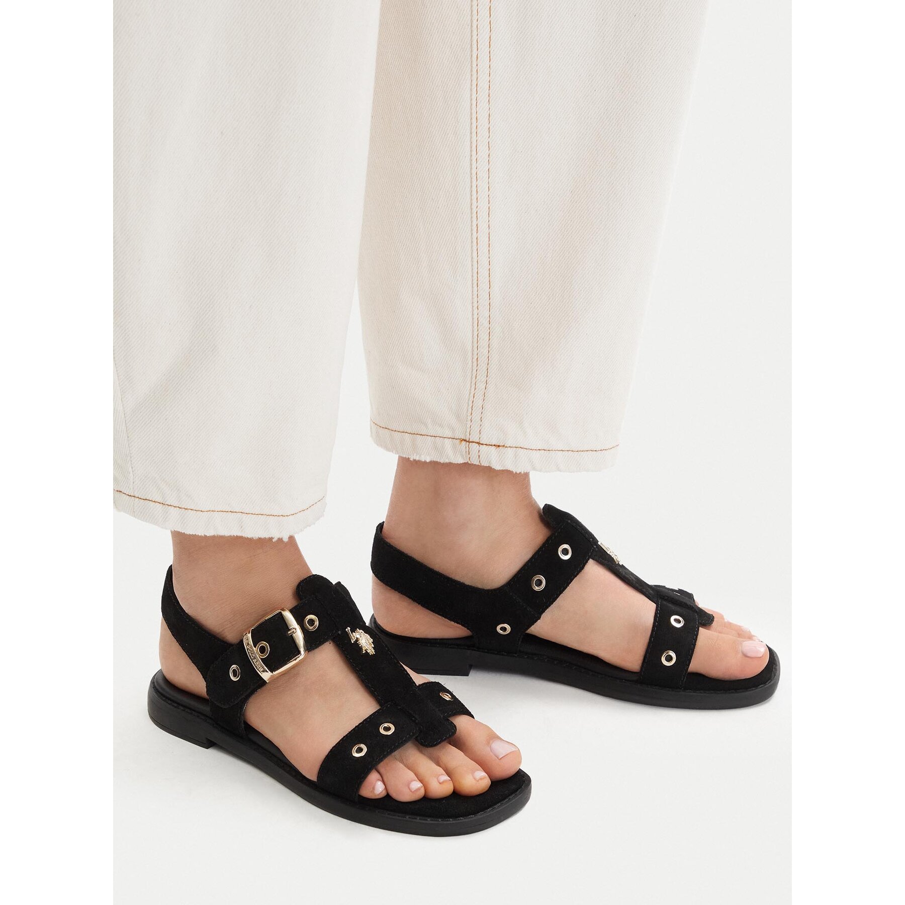 Sandale U.S. Polo Assn. EO-ALYS001W/6S1 Negru