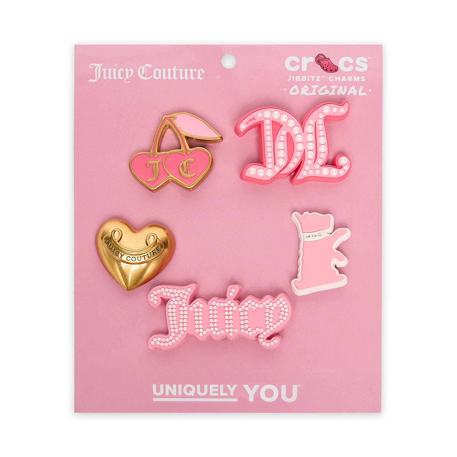 Decorazione per scarpe Crocs Juicy Couture 5 Pack 10014526 Multicolore