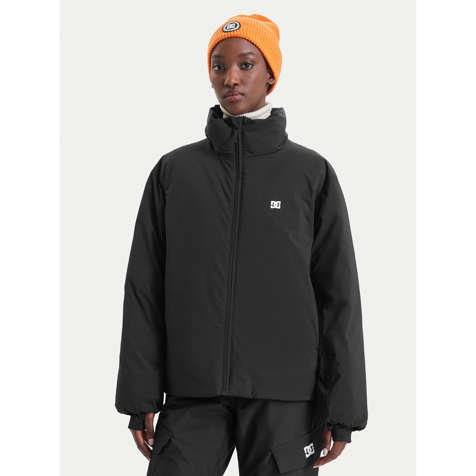 DC Shoes Snowboardjacke Aura 10K EDJTJ03057 Schwarz Relaxed Fit