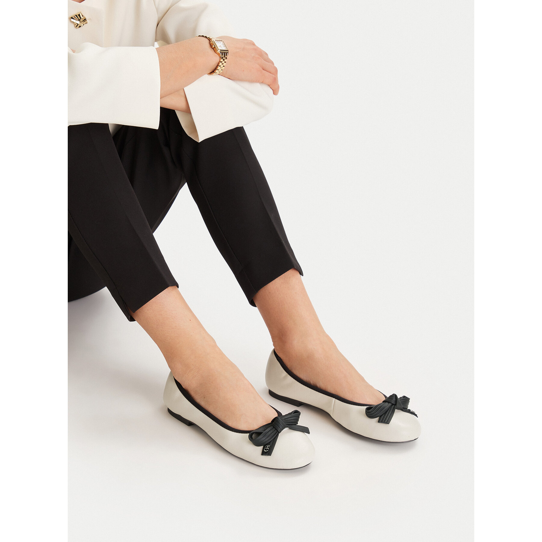 Balerinke GINO ROSSI COZY-HS001-1-2 Bež