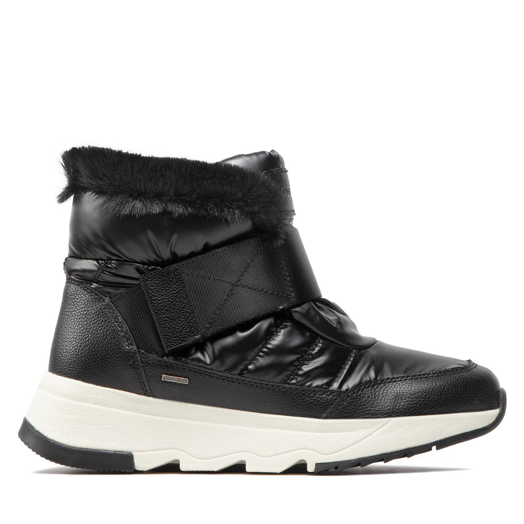 Damen Schneeschuhe Geox, Schuhgröße 37, Schwarz, D Falena B Abx A D26HXA 0FUFE C9999