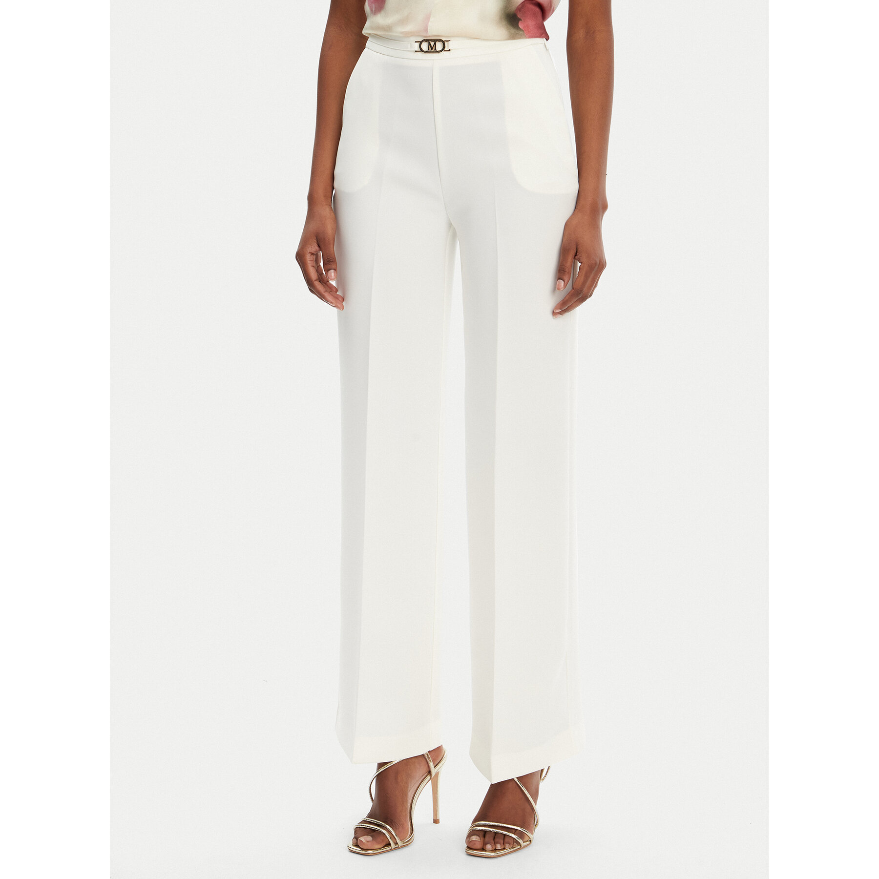 Marciano Guess Stoffhose 5RGB02 7115A Écru Regular Fit