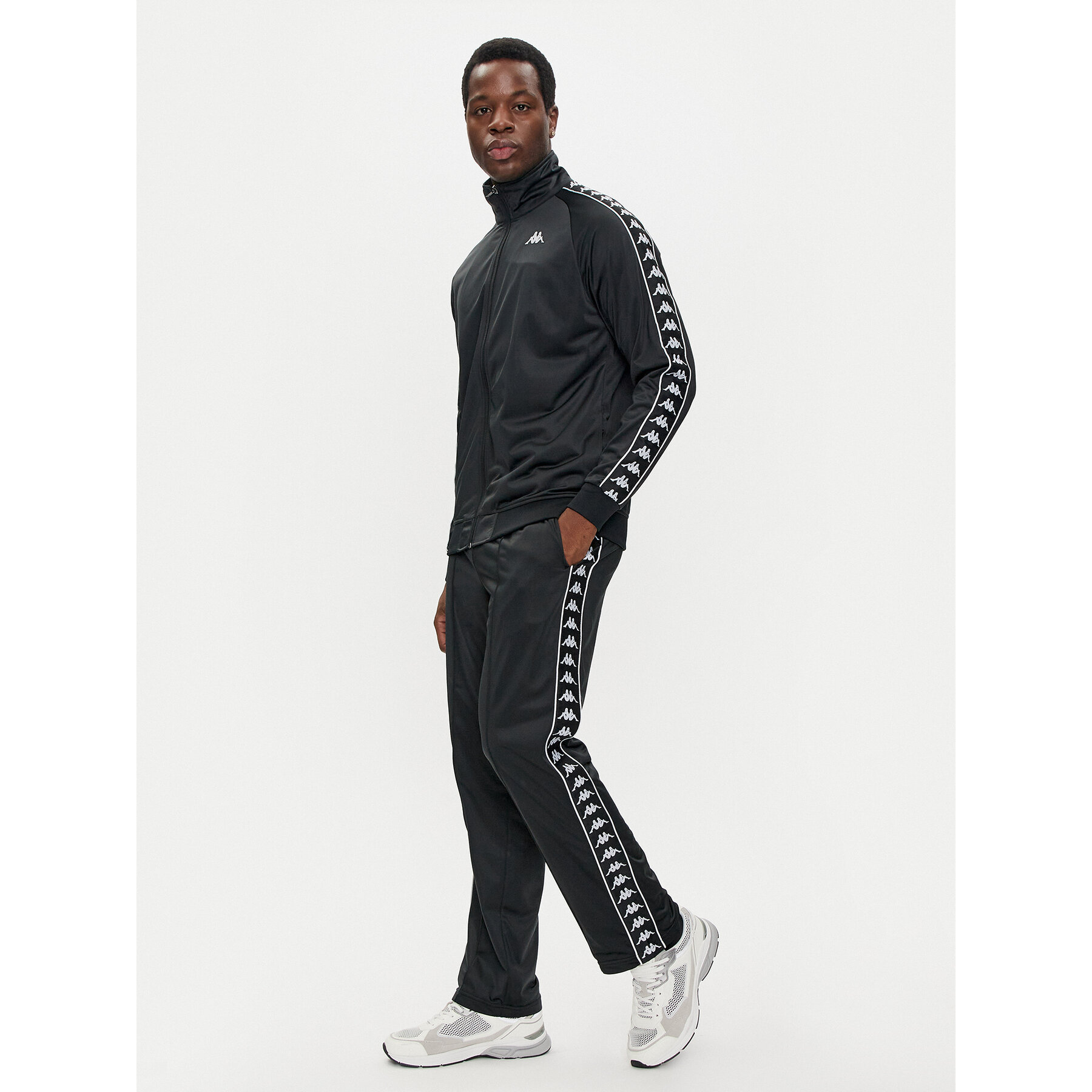 Kappa Jogginganzug 3500060 Schwarz Regular Fit