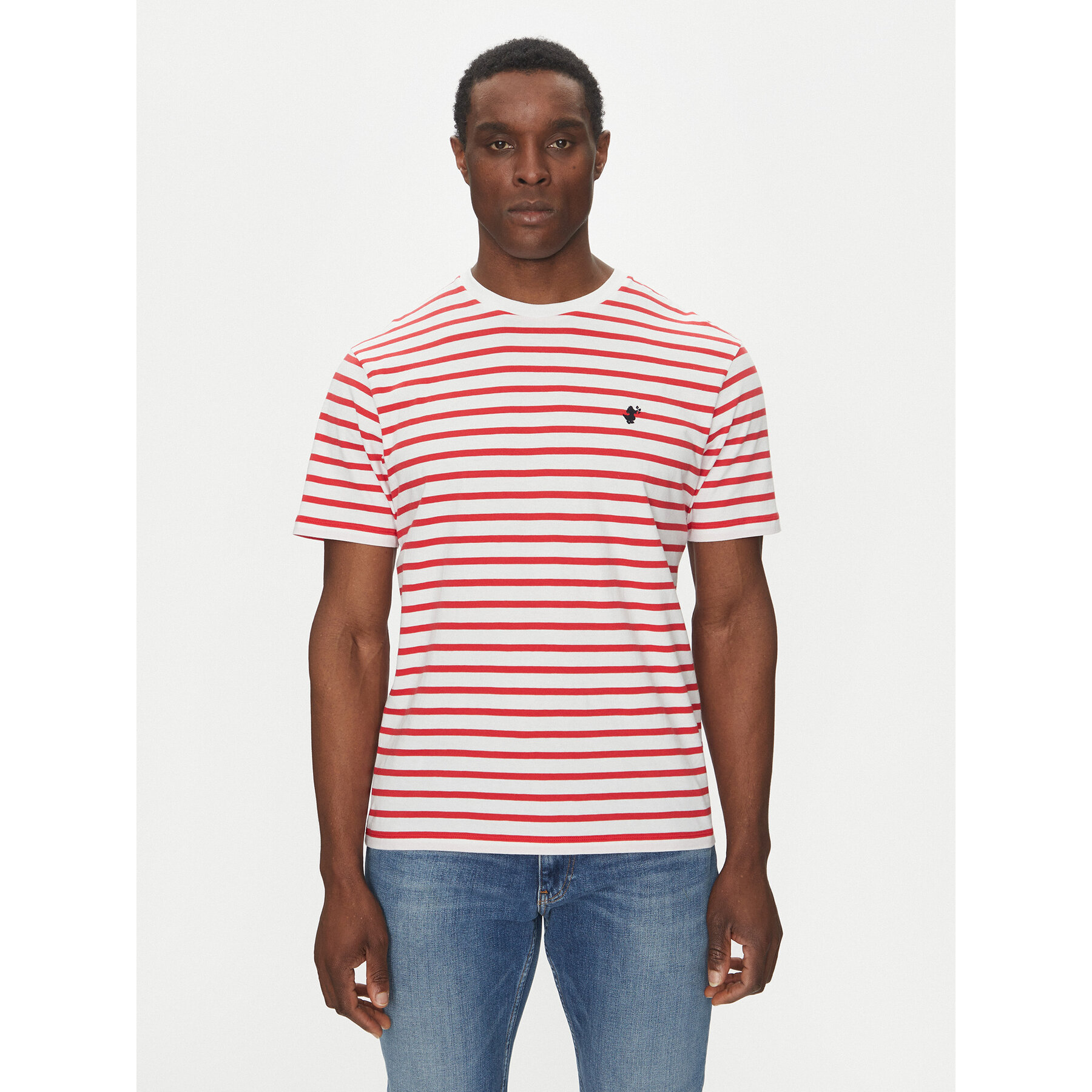Save The Duck Save The Duck T-Shirt DT1743M BESY20 Κόκκινο Regular Fit