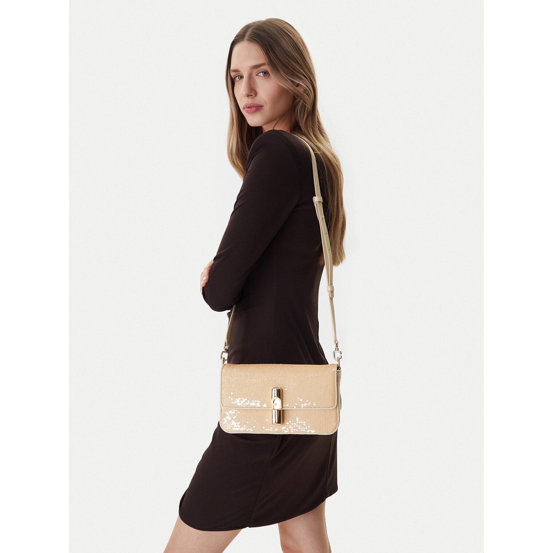 Geantă Furla Iride S WB01950 BX1377 CN PNN00 Écru