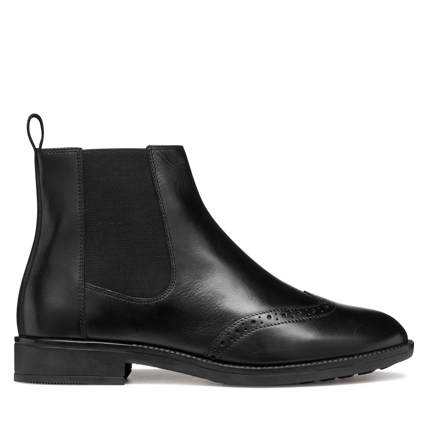 Členková obuv s elastickým prvkom Geox D Jaylon 2 D56QAA 043NH C9999 Čierna