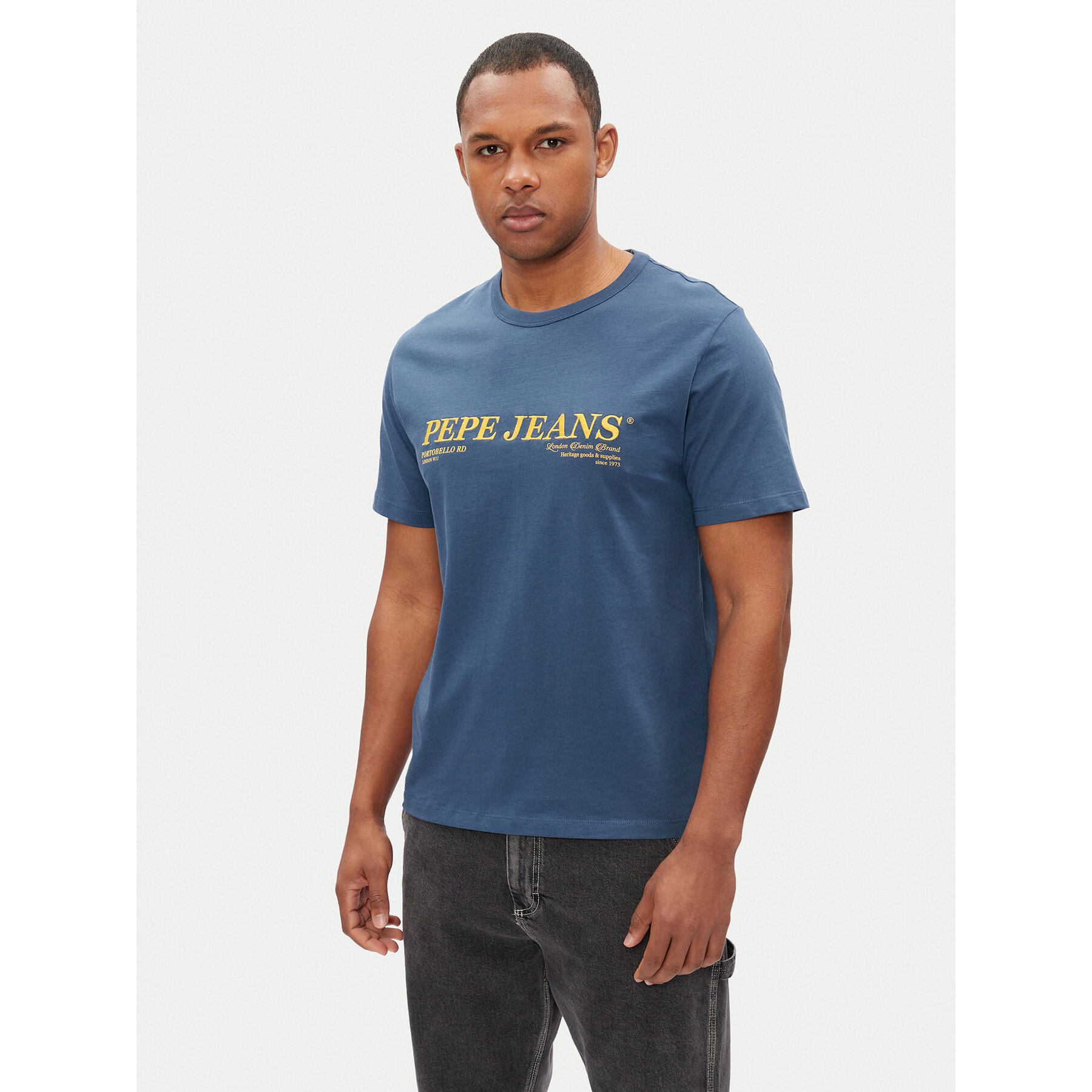 Pepe Jeans T-Shirt Dylan PM509728 Μπλε Regular Fit